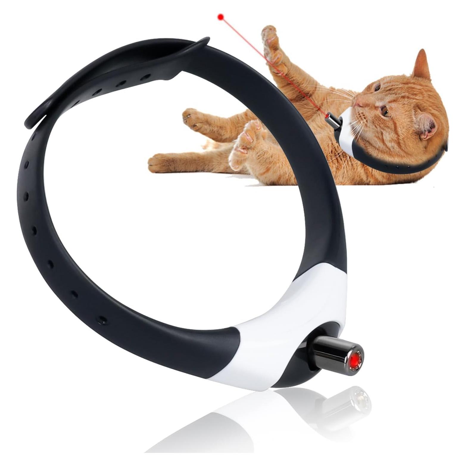 Juguete Automático para Gatos Ageroul Láser Interactivo USB Negro