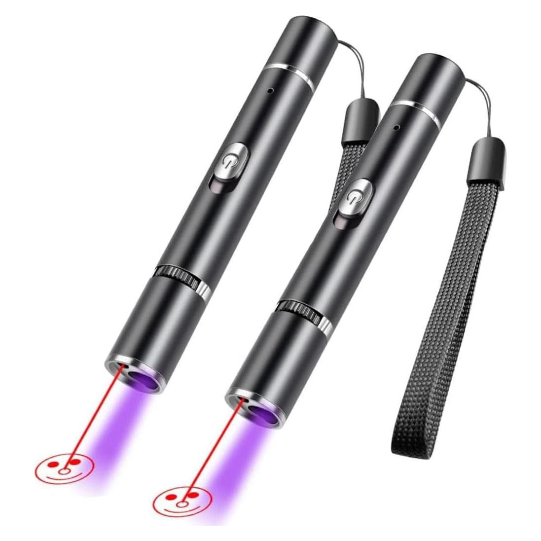 Puntero Láser Interactivo para Gatos y Perros - 2 Pcs USB