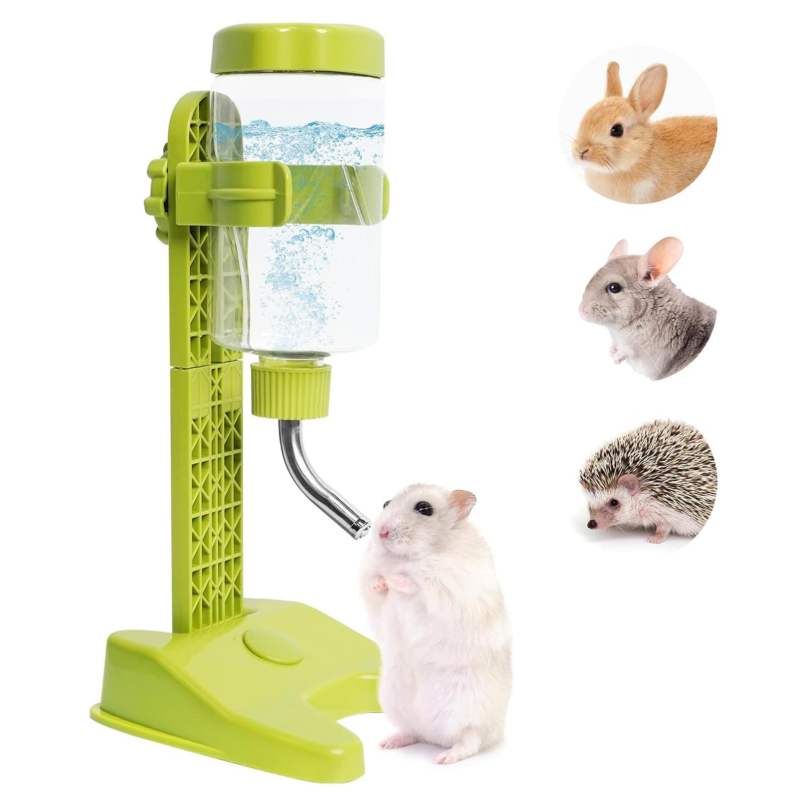 Dispensador de Agua para Mascotas VANNON 385ml Ajustable Verde