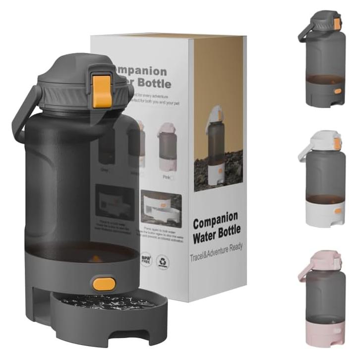 Botella de Agua Portátil Wreyng 1.5L para Perros y Humanos