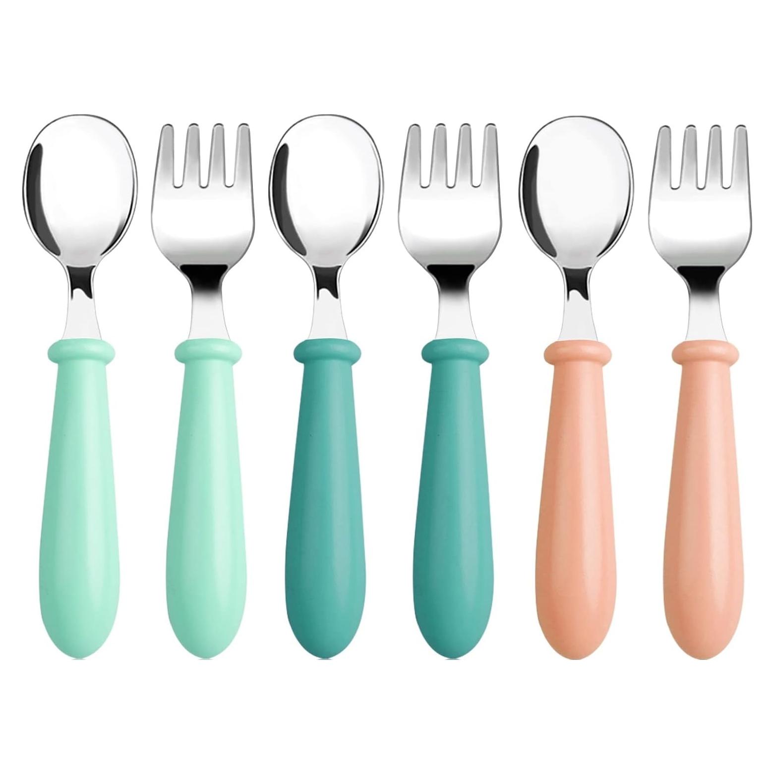 Set de Utensilios para Niños Pimoys 6 Piezas Acero Inoxidable