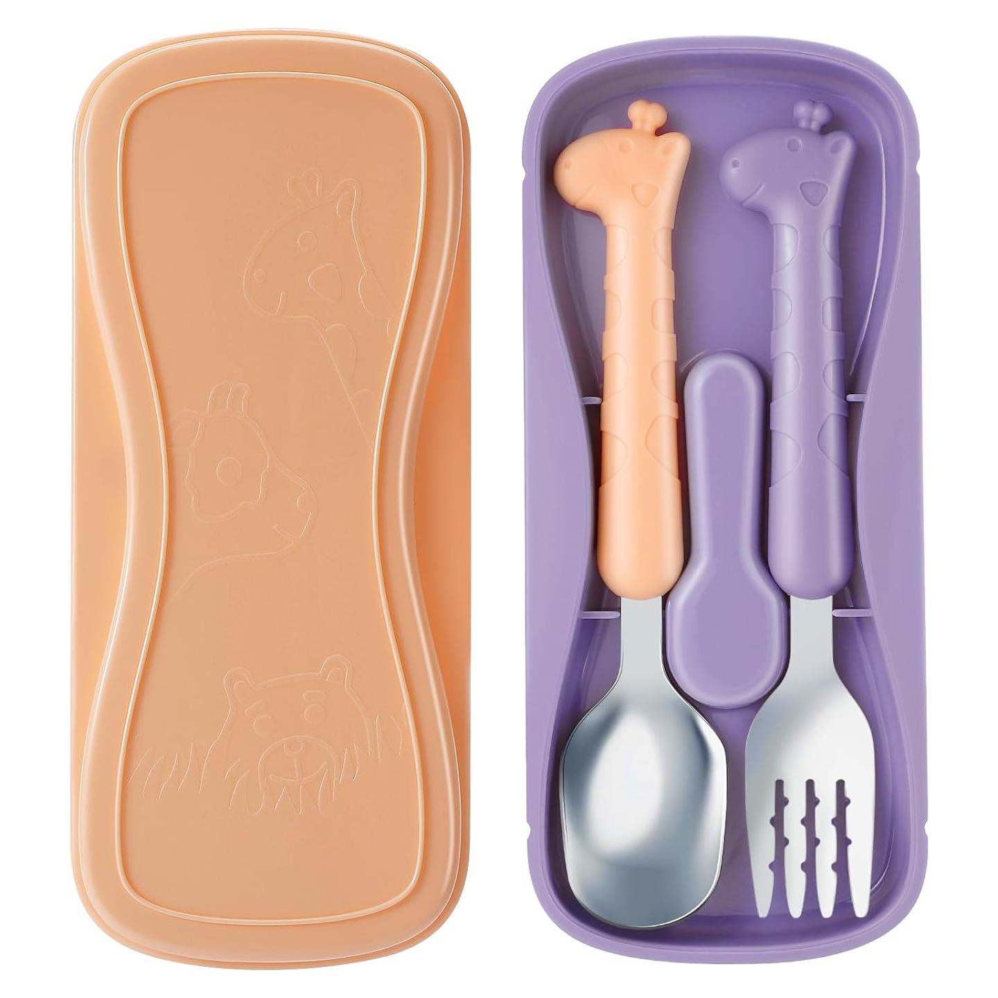 Juego de Utensilios para Niños Lohodo 3 Piezas Acero Inoxidable