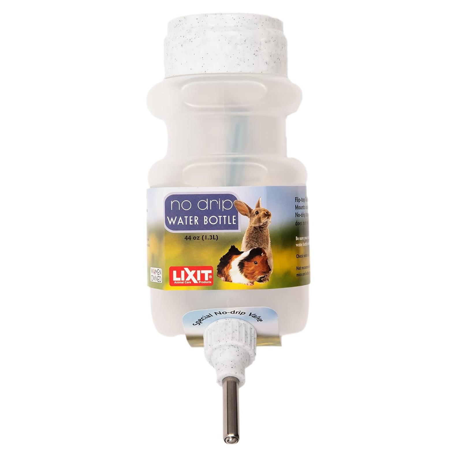 Botella de Agua Lixit 1305 ml Sin Goteo para Mascotas Pequeñas