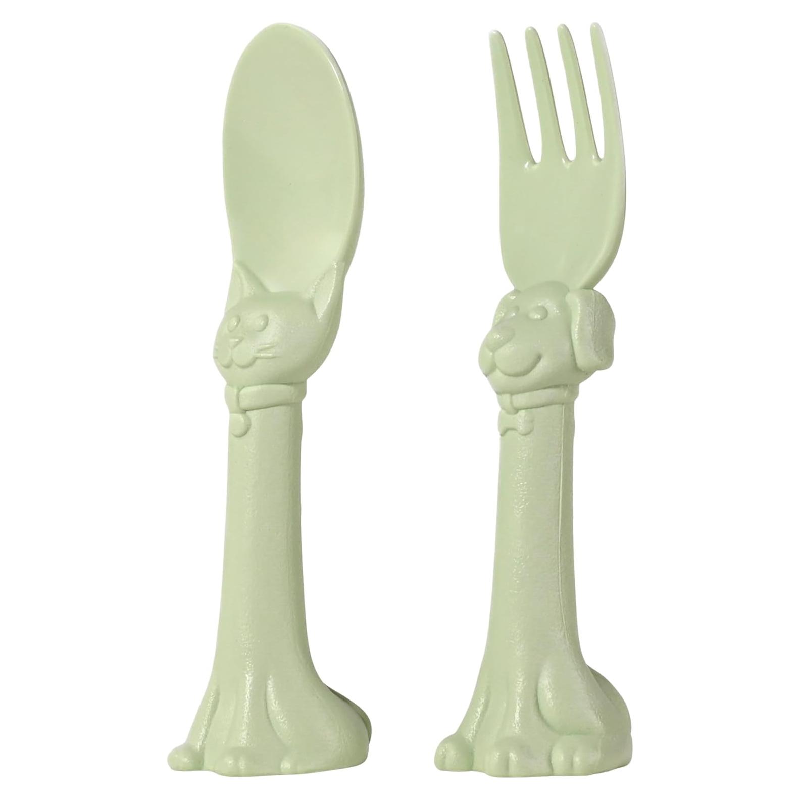 Utensilios para Niños Spoon la la - 2 Piezas Verde Menta