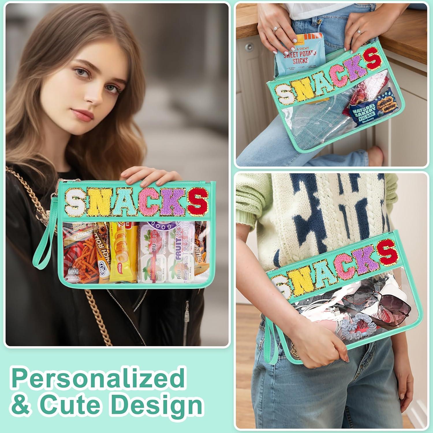 Bolsa de Snack y Maquillaje TESAFNG Verde Impermeable 31x21.5cm