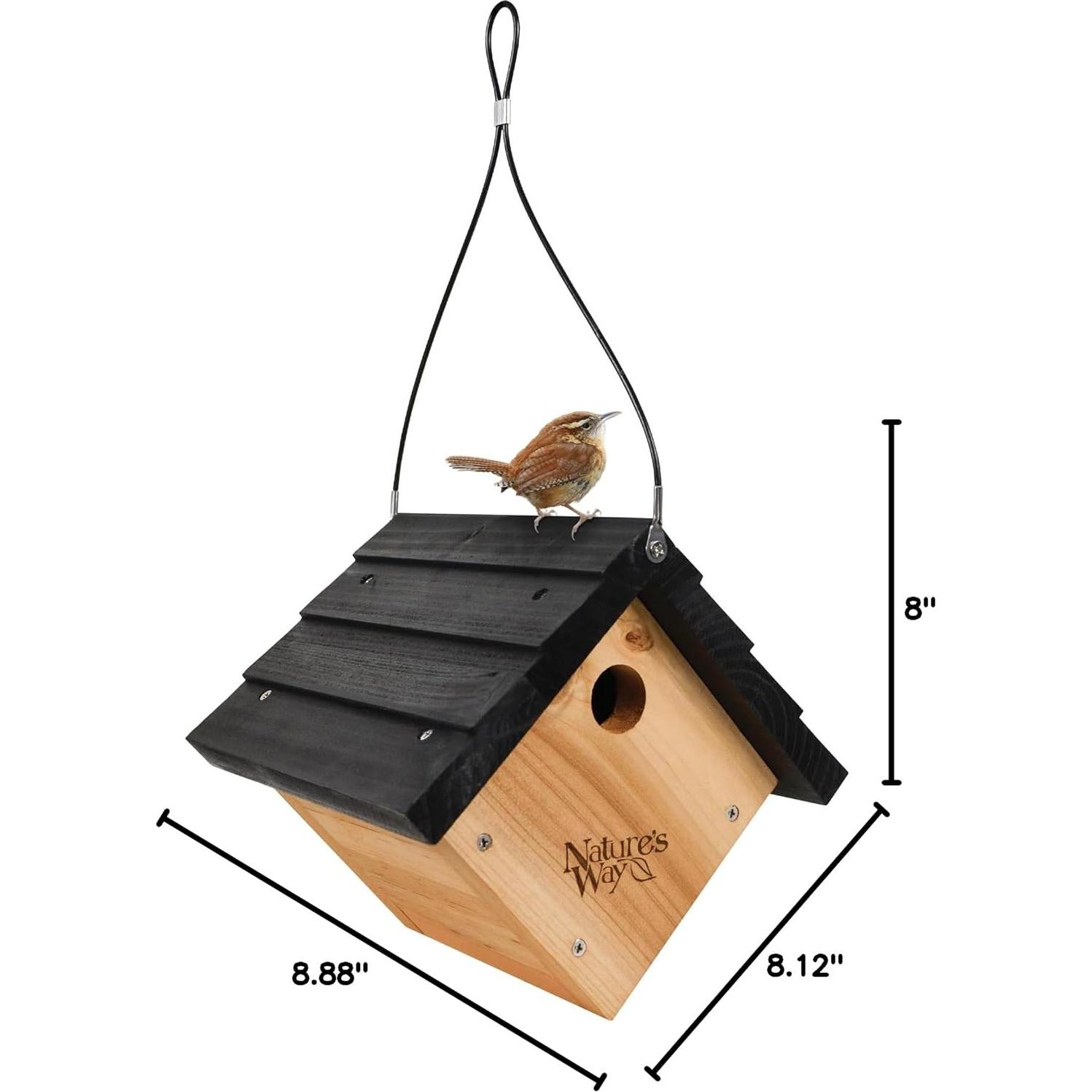Casa para Wren de Cedro Nature's Way CWH1 20.6x22.5x20.3 cm Marrón