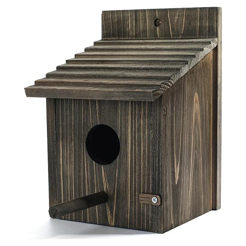 Casa para Aves de Madera NATUREYLWL 15x15x21.8cm Exterior