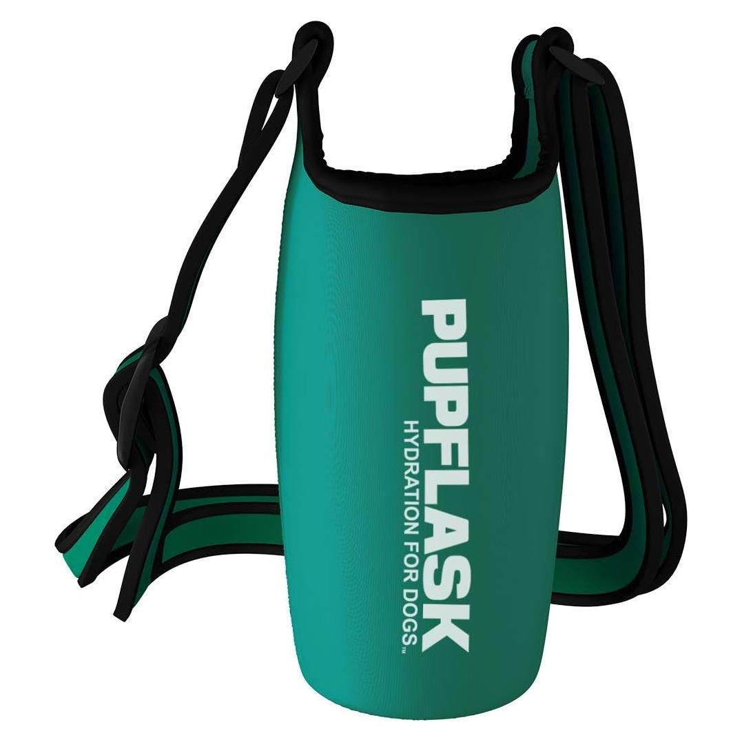 Soporte de Botella de Agua Tuff Pupper 0.8L Neopreno Verde