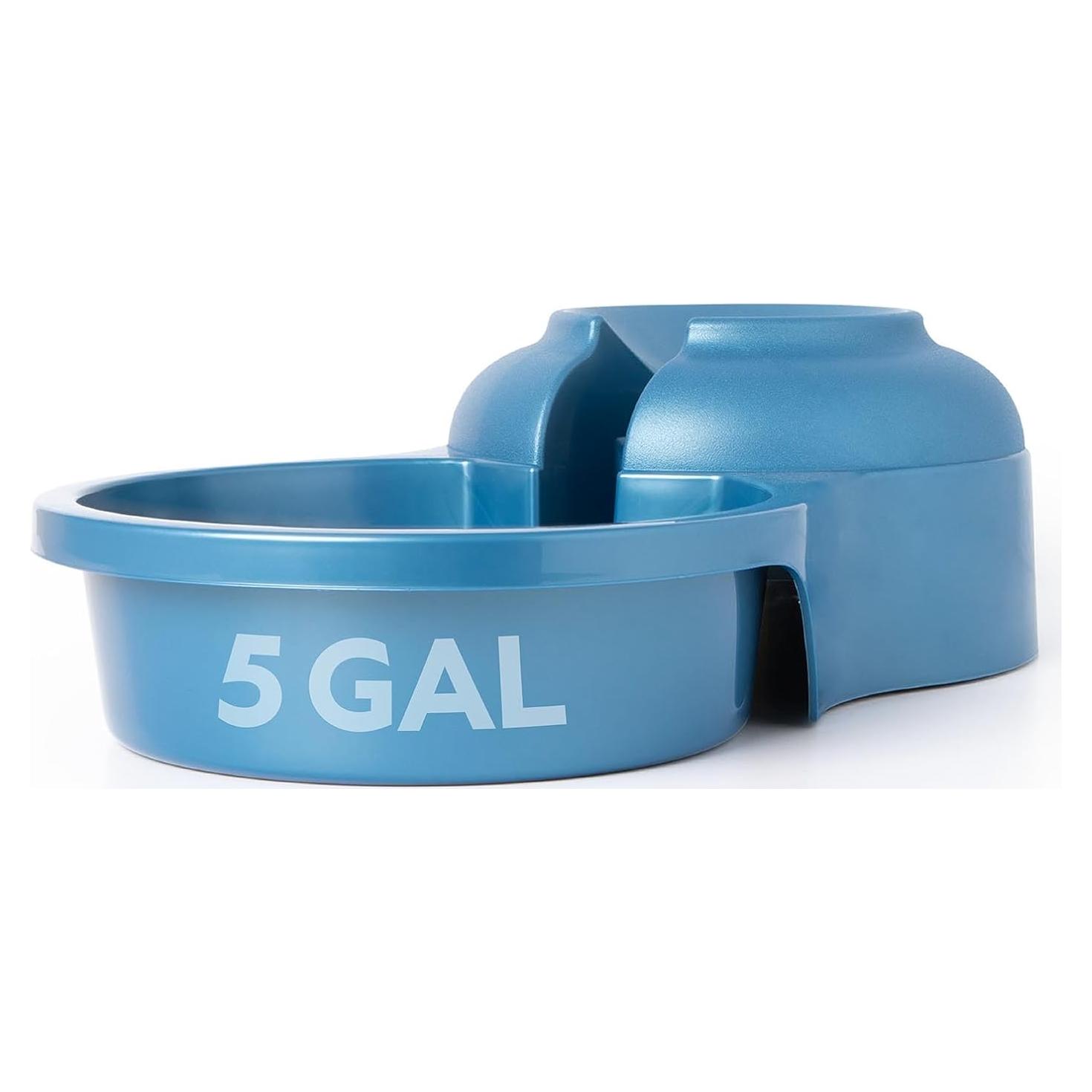 Tazón de Agua Grande Azul Petmate 3.4L para Mascotas