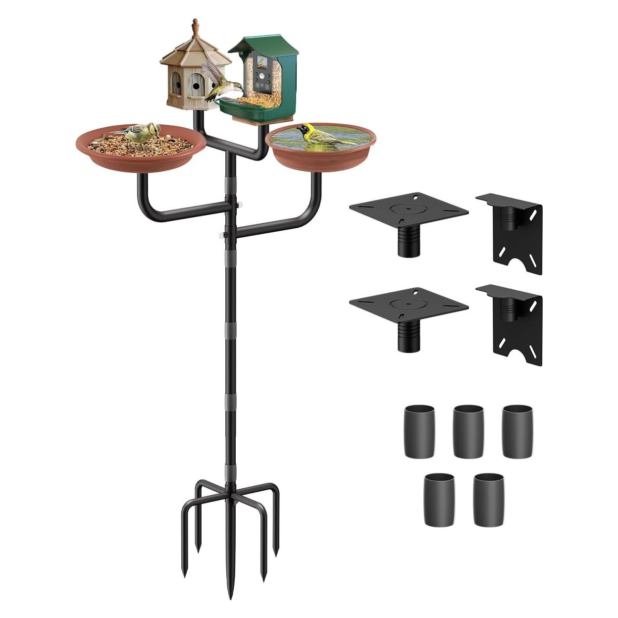 Poste para Casa de Aves Sungaryard 228.6 cm 4 Soportes Ajustables