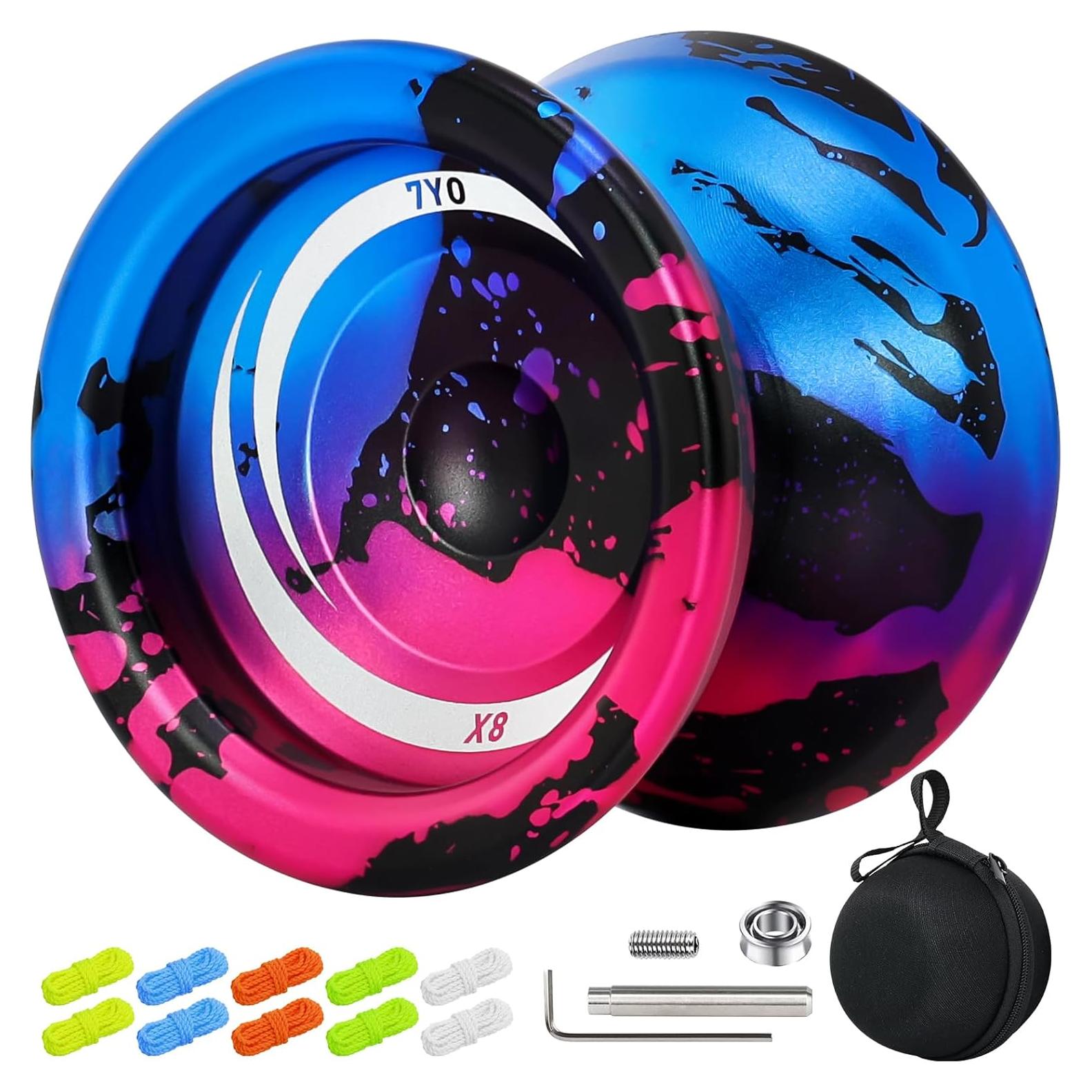 Yoyo Profesional 7YO X8 Metálico para Niños 8-12 Años