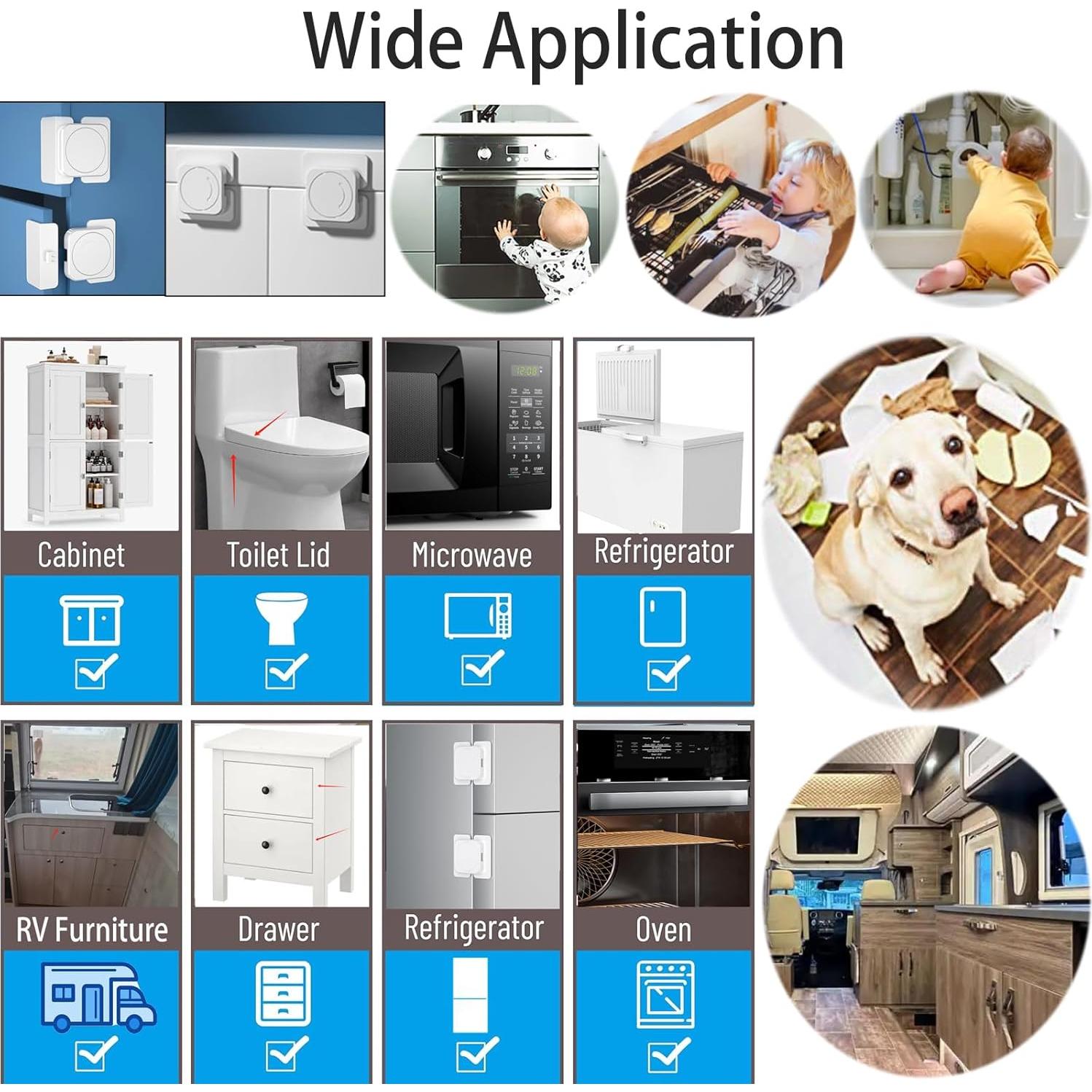 Candados de Seguridad Infantil SHENZHEN - 2 Piezas Adhesivos