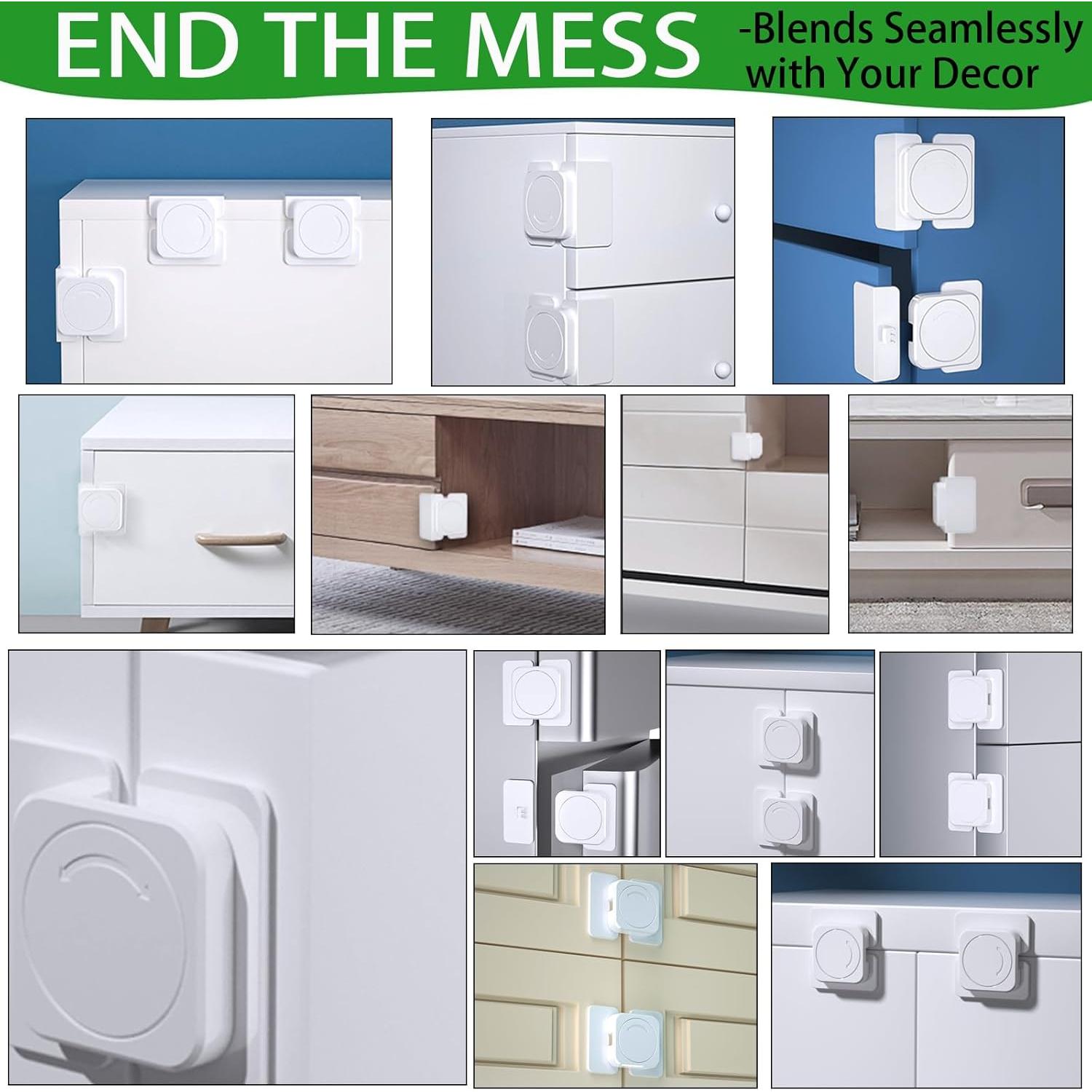 Candados de Seguridad Infantil SHENZHEN - 2 Piezas Adhesivos