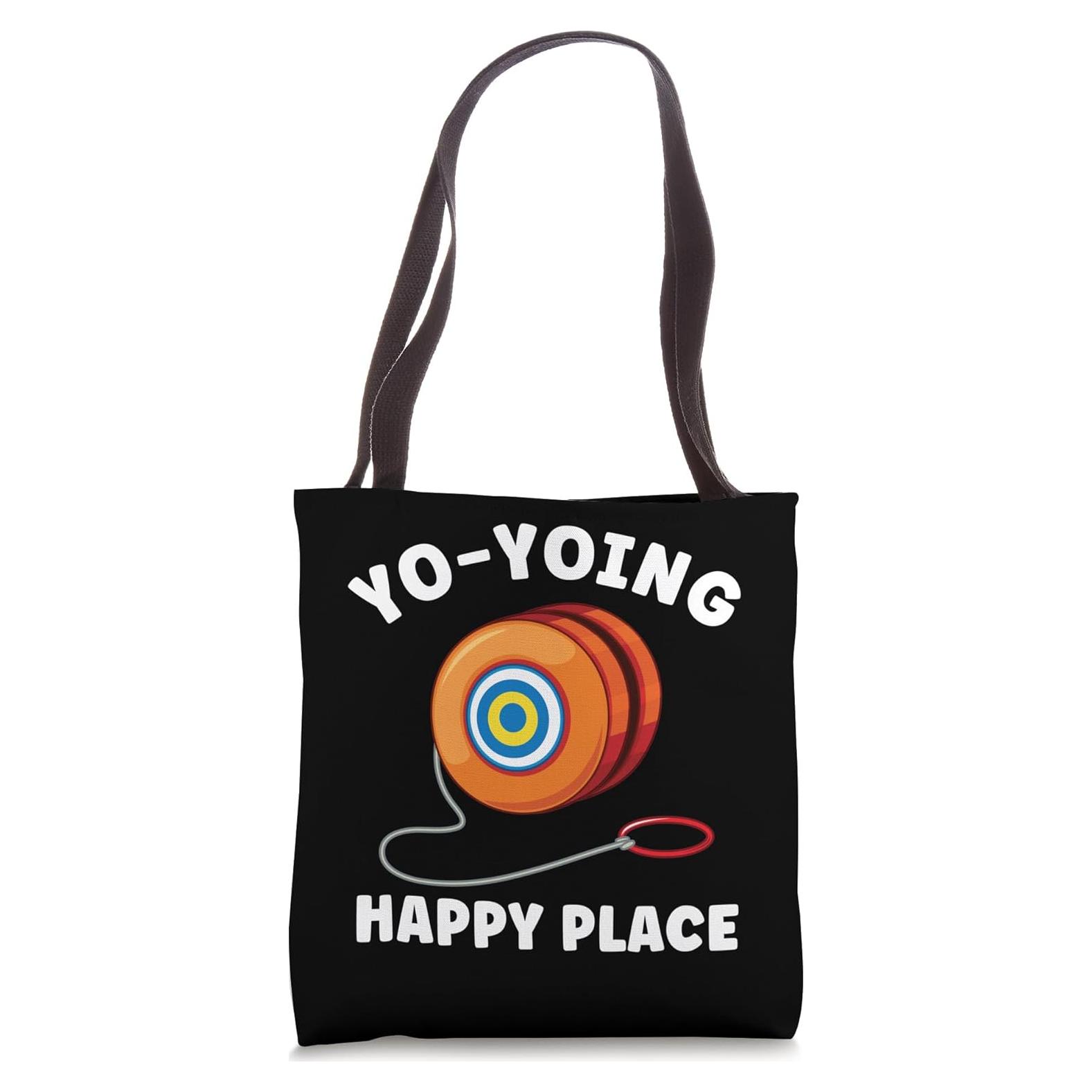 Bolsa de Yoyo Divertida 16" Diseño Yo-Yoing es mi Lugar Feliz
