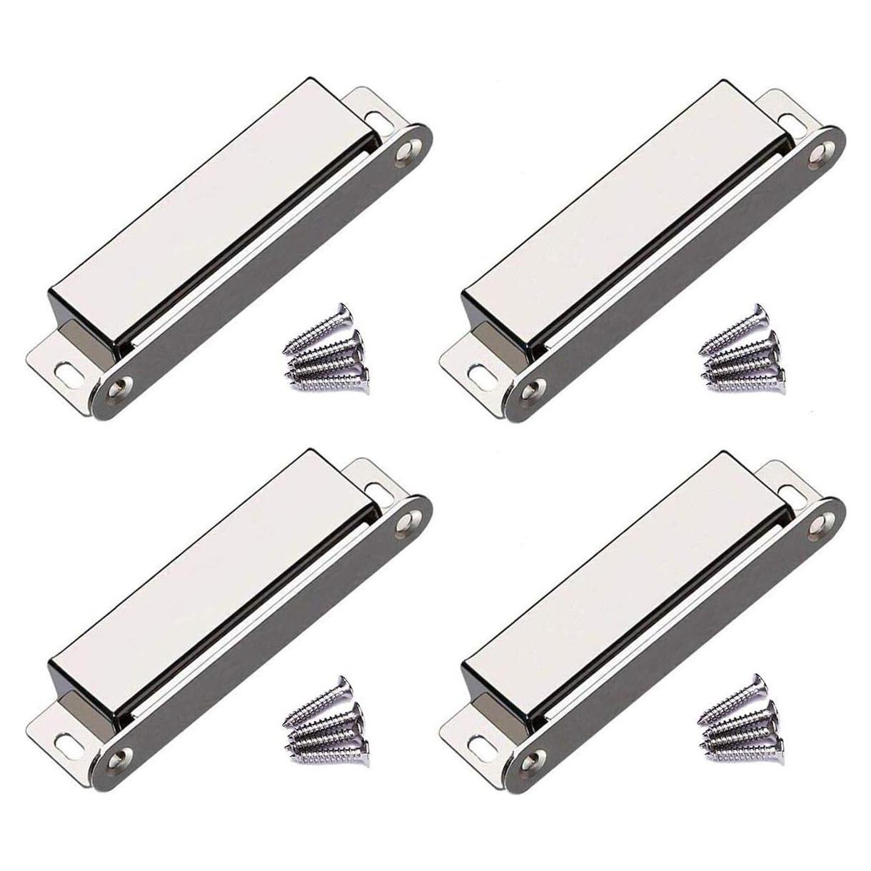 Cierre Magnético WOOCH de Acero Inoxidable 90 lb - Paquete de 4