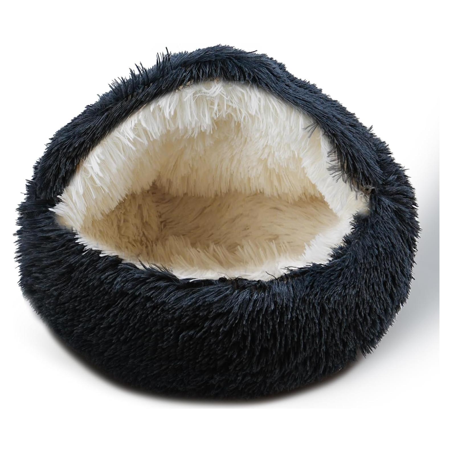 Cama para Gatos y Perros Pequeños BELEEWILWON 61x61cm Gris