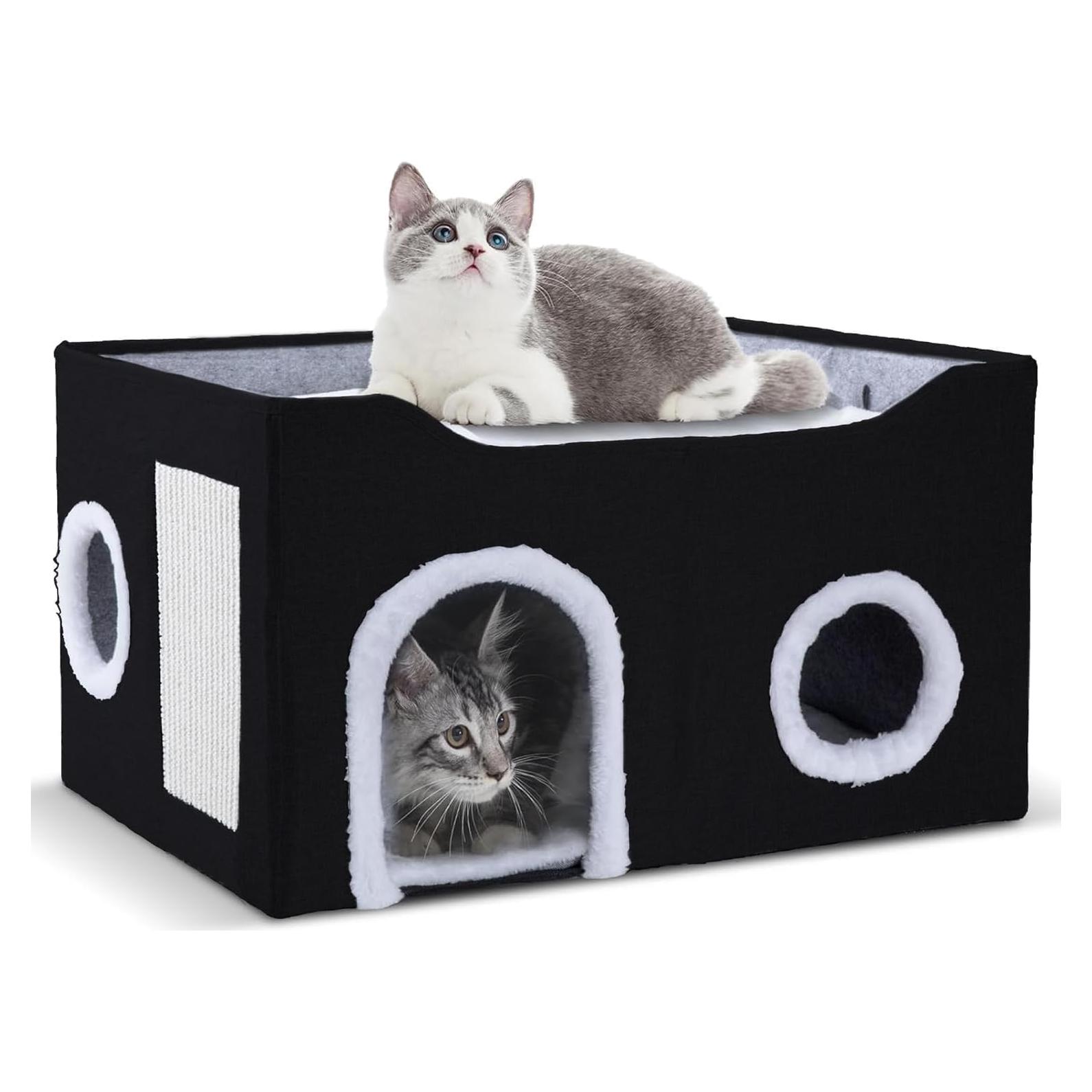 Casa para Gatos Plegable Gosipeya - Escondite Acogedor 60x40 cm