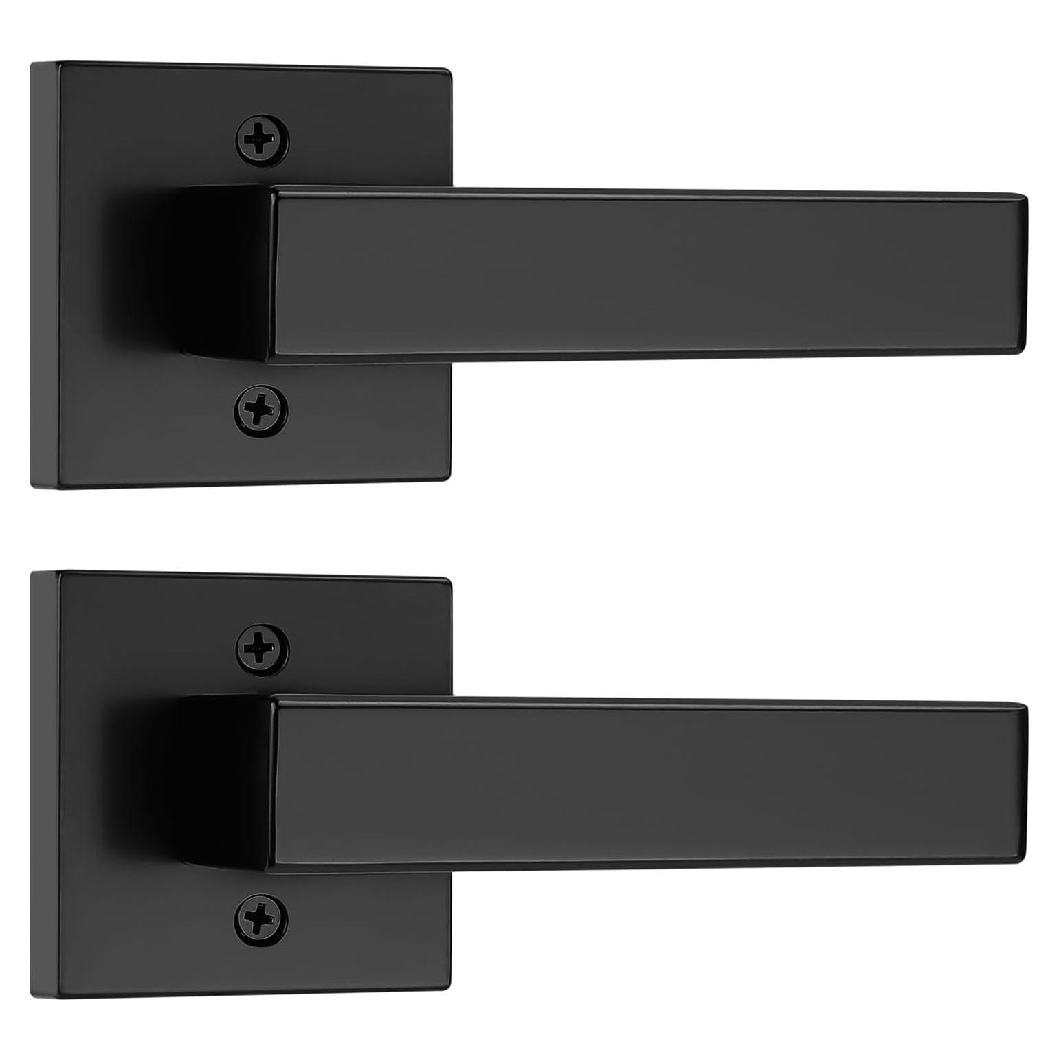 Manijas de Puerta Dummy Probrico 2 Unidades Acabado Negro