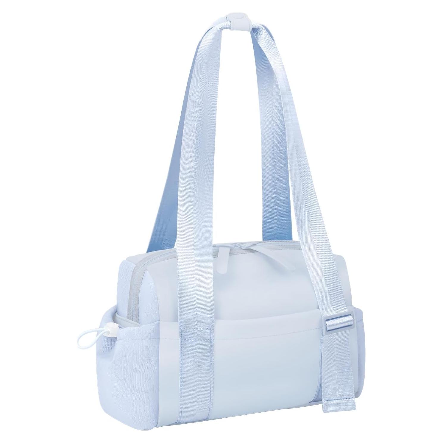 Mini Bolsa de Gimnasio Cysiyu para Mujeres 35.5x10.2cm Plata