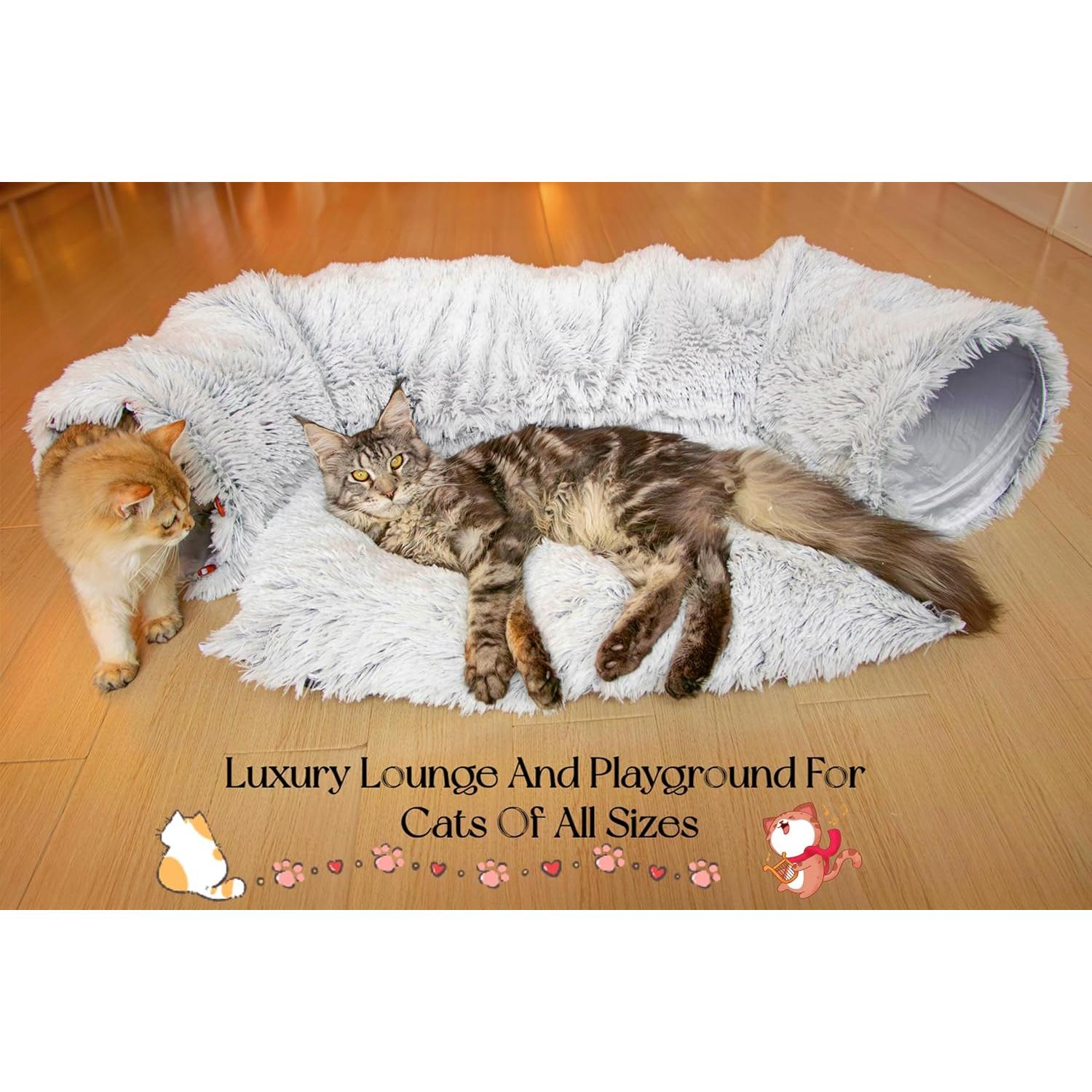 Cueva de Gato Donut Extra Grande XxingSheep 108x85cm Gris