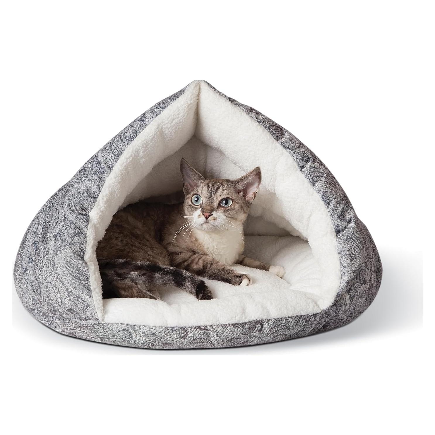 Cama Autocalentable para Gatos y Perros K&H 48x46cm Gris