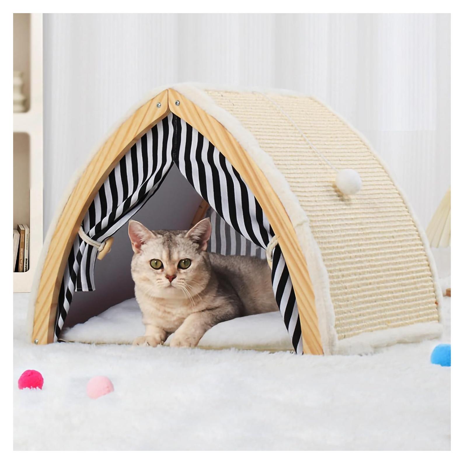 Casa Rascadora para Gatos Jinhua 50.8x40.6x40.6 cm Amarillo