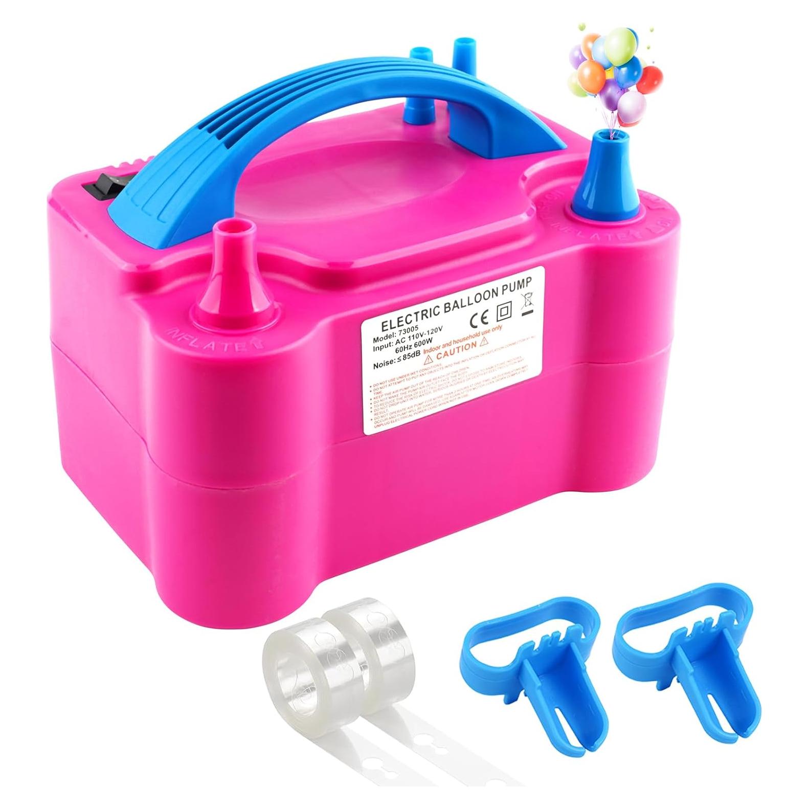 Bomba de Globo Eléctrica KOSBON 600W 750 LPM Rosa