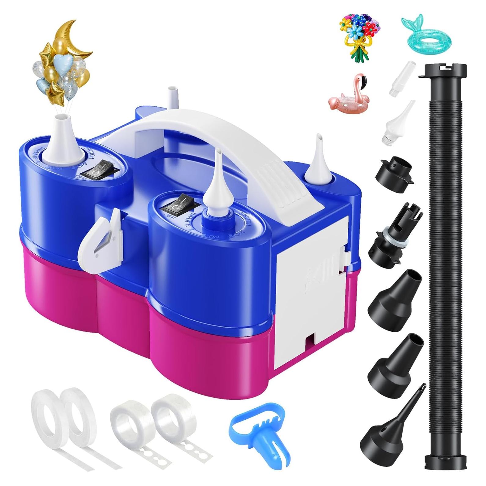 Bomba de aire eléctrica 3 en 1 Lingqiang para globos y inflables