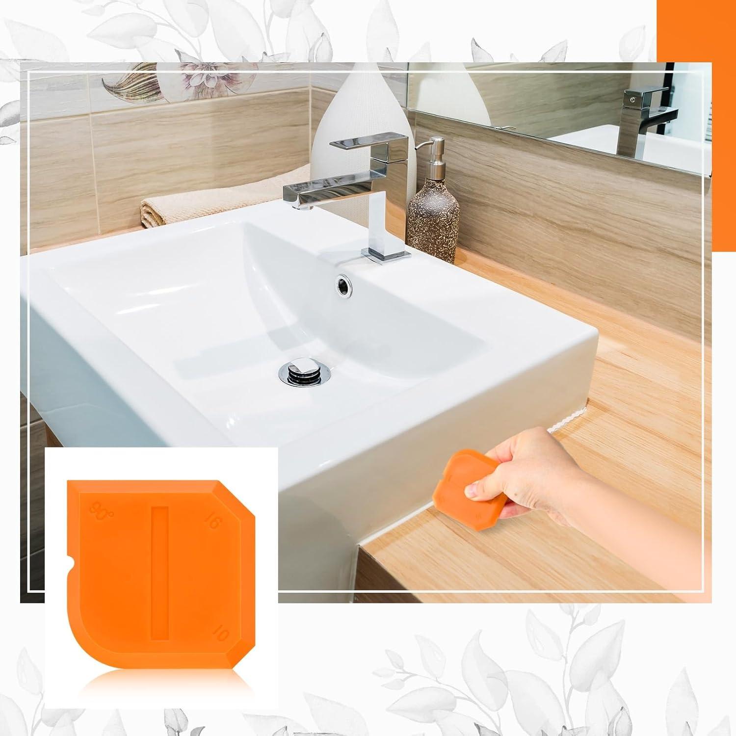 Conjunto de 2 herramientas de sellado de silicona Outus - Naranja