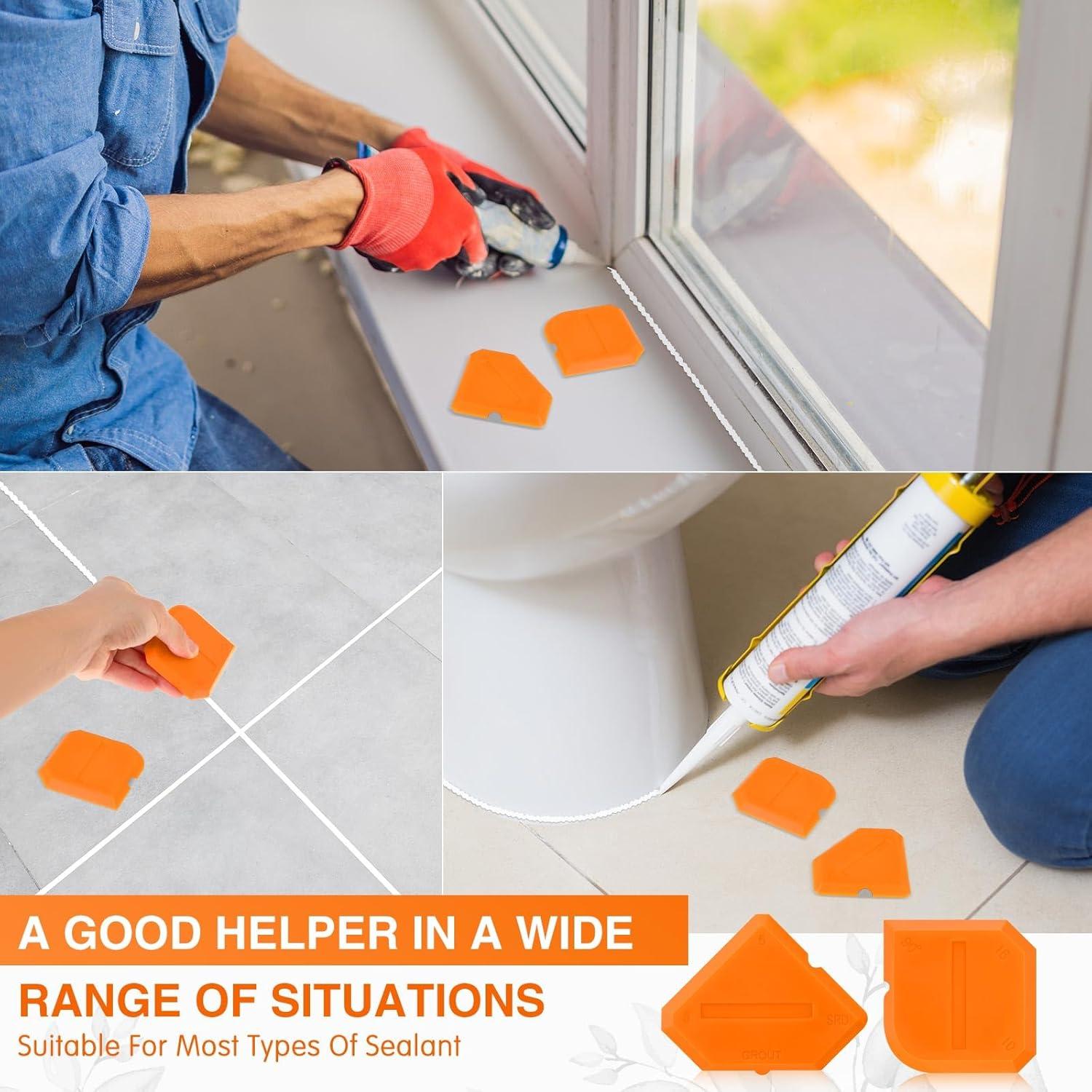 Conjunto de 2 herramientas de sellado de silicona Outus - Naranja
