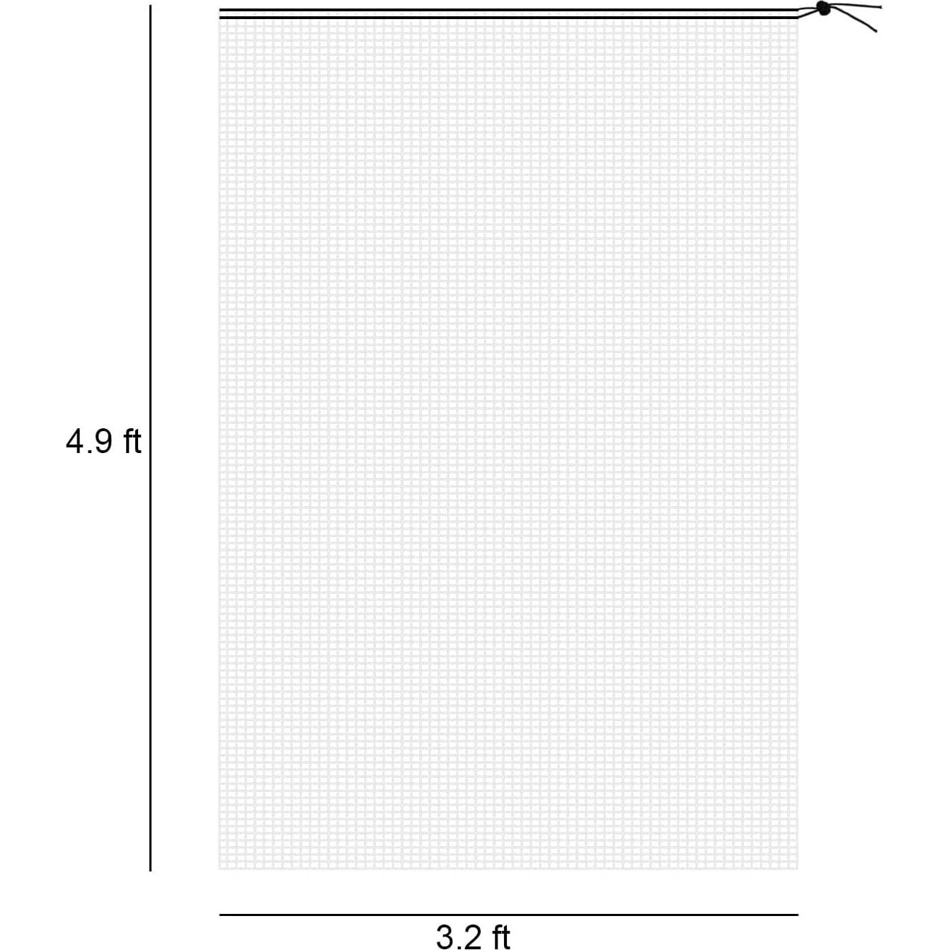 Malla de Barrera para Insectos y Aves Alpurple 2 Pcs 1.49x0.97m