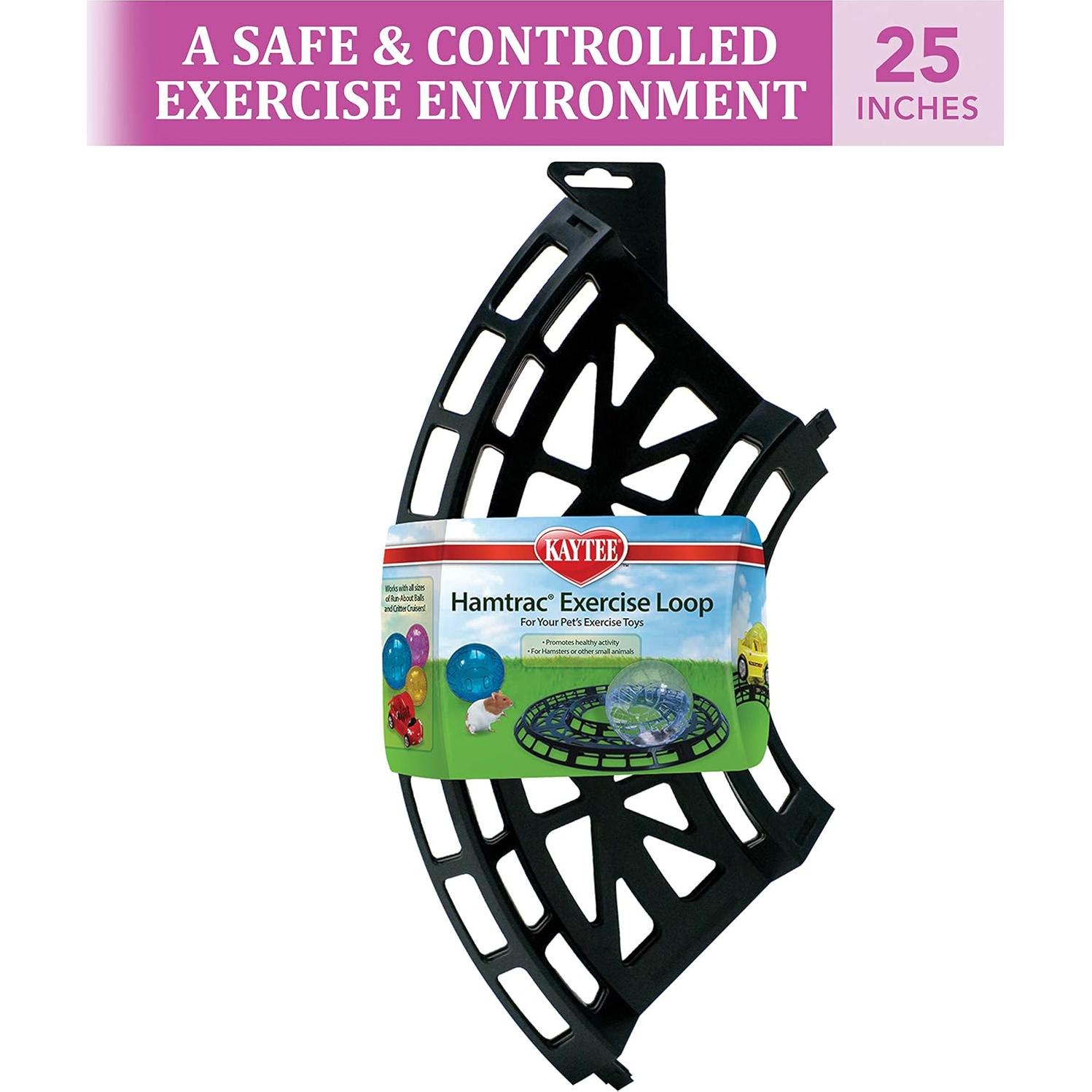 Bucle de Ejercicio Kaytee para Hámsters 63.5 cm - 4 Secciones Curvas