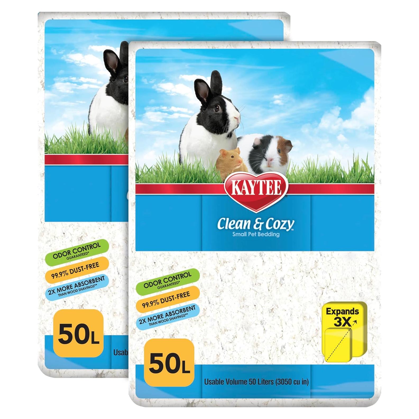 Ropa de Papel Blanca Kaytee Clean & Cozy 100L para Mascotas