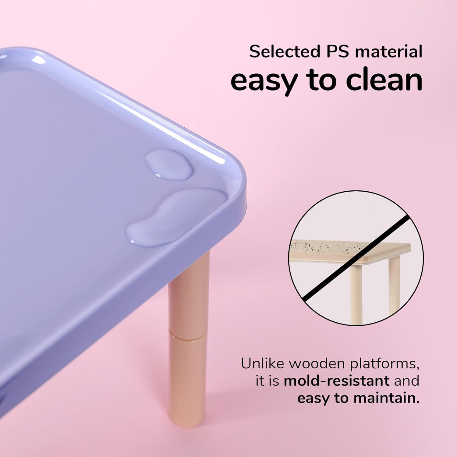 Plataforma para Hámster Tafit - Ajustable 19.1x24.9 cm Púrpura