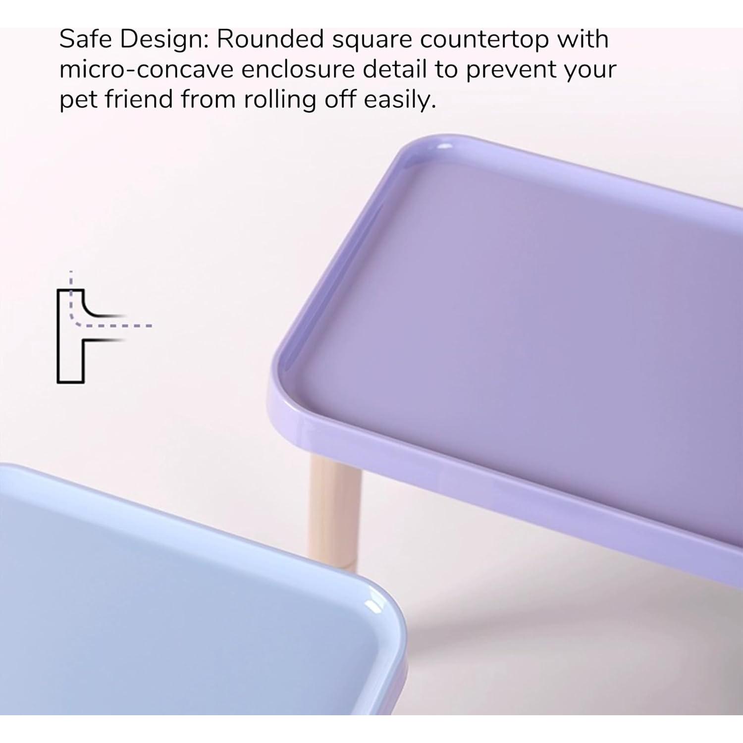 Plataforma para Hámster Tafit - Ajustable 19.1x24.9 cm Púrpura