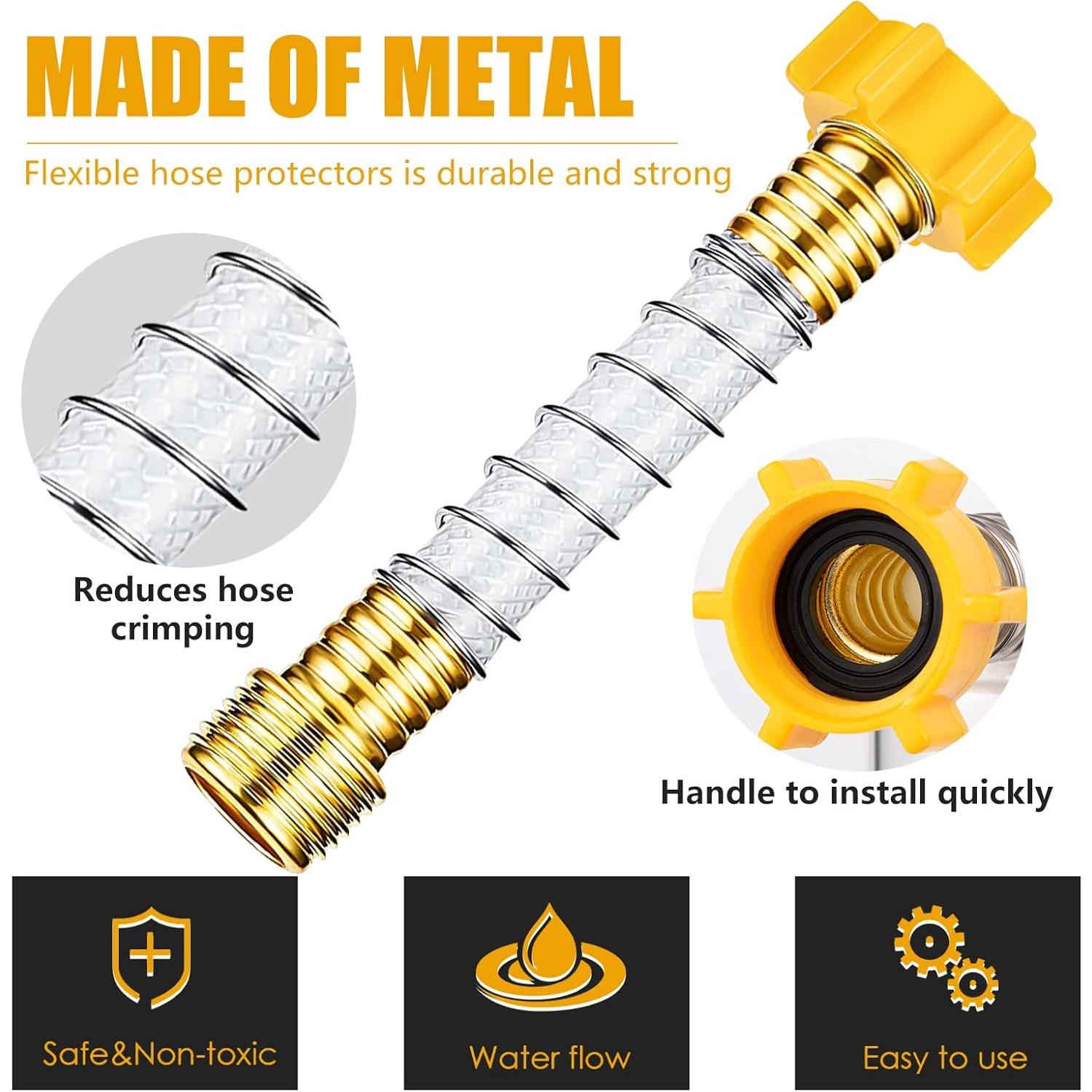 Protector de Manguera de Jardín GCTWFYK 4 Piezas 14.5 cm