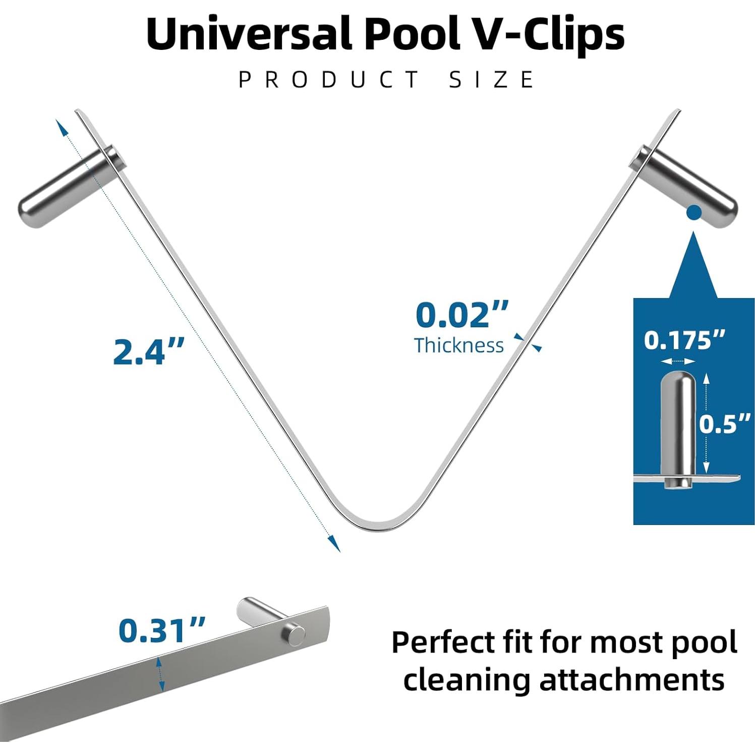 Clips de Mariposa AR-PRO de Acero Inoxidable - Paquete de 6