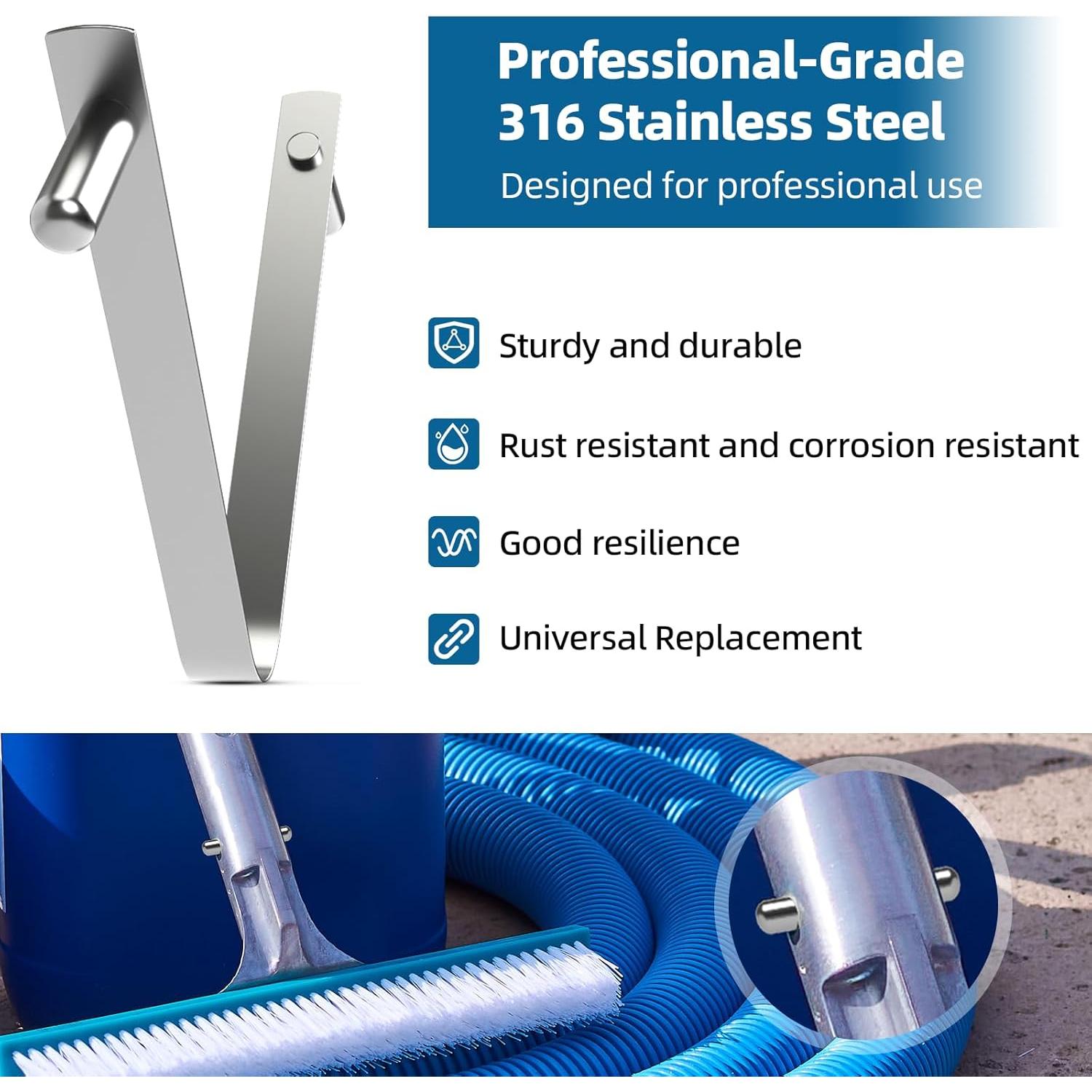 Clips de Mariposa AR-PRO de Acero Inoxidable - Paquete de 6