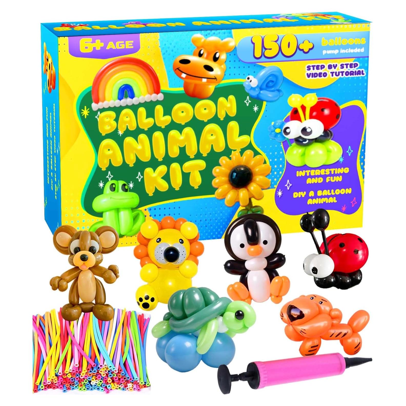 Kit de Globos de Animales QUAXTAL 150 Piezas con Bomba