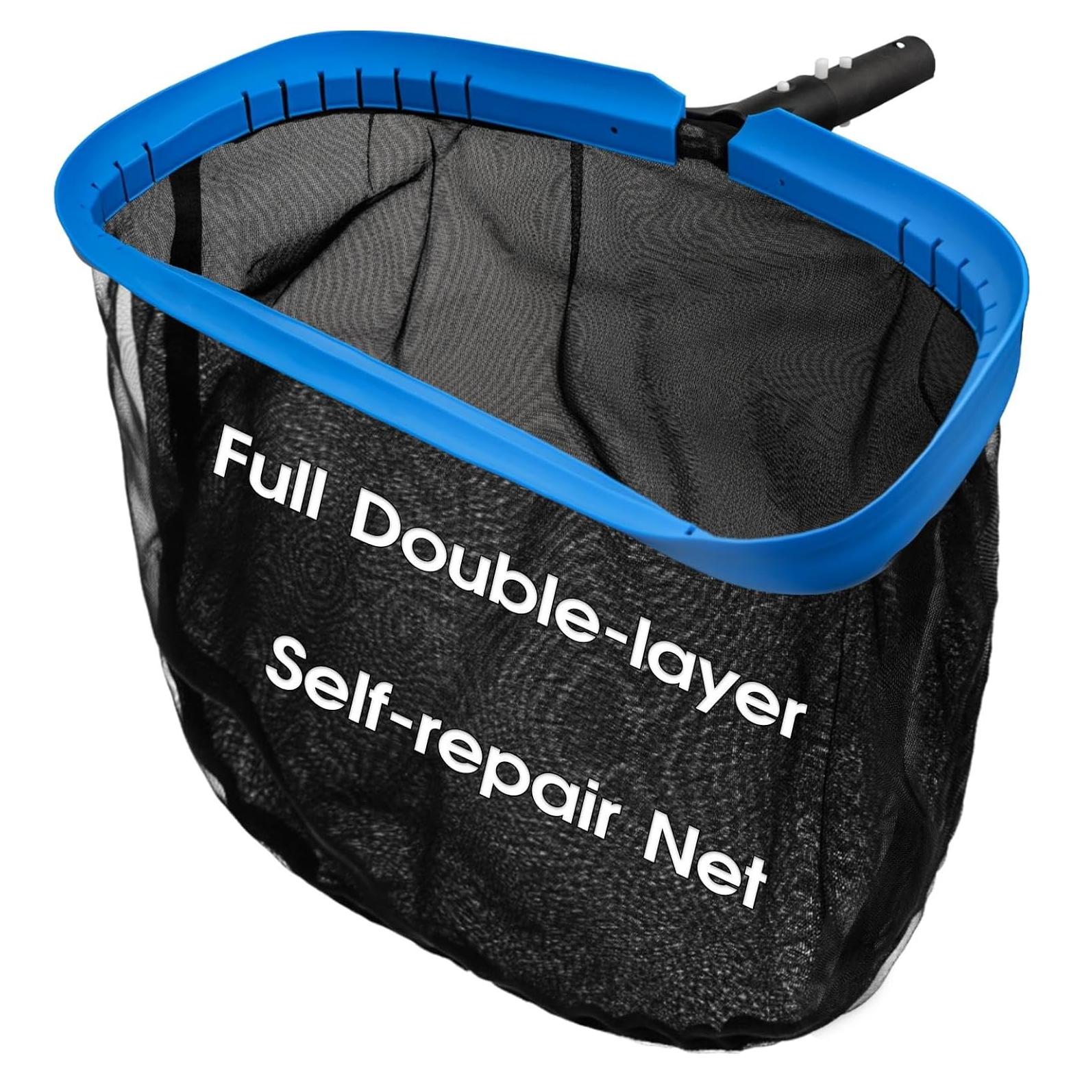 Rastrillo de Red de Piscina TidyMister 44.5 cm Doble Capa