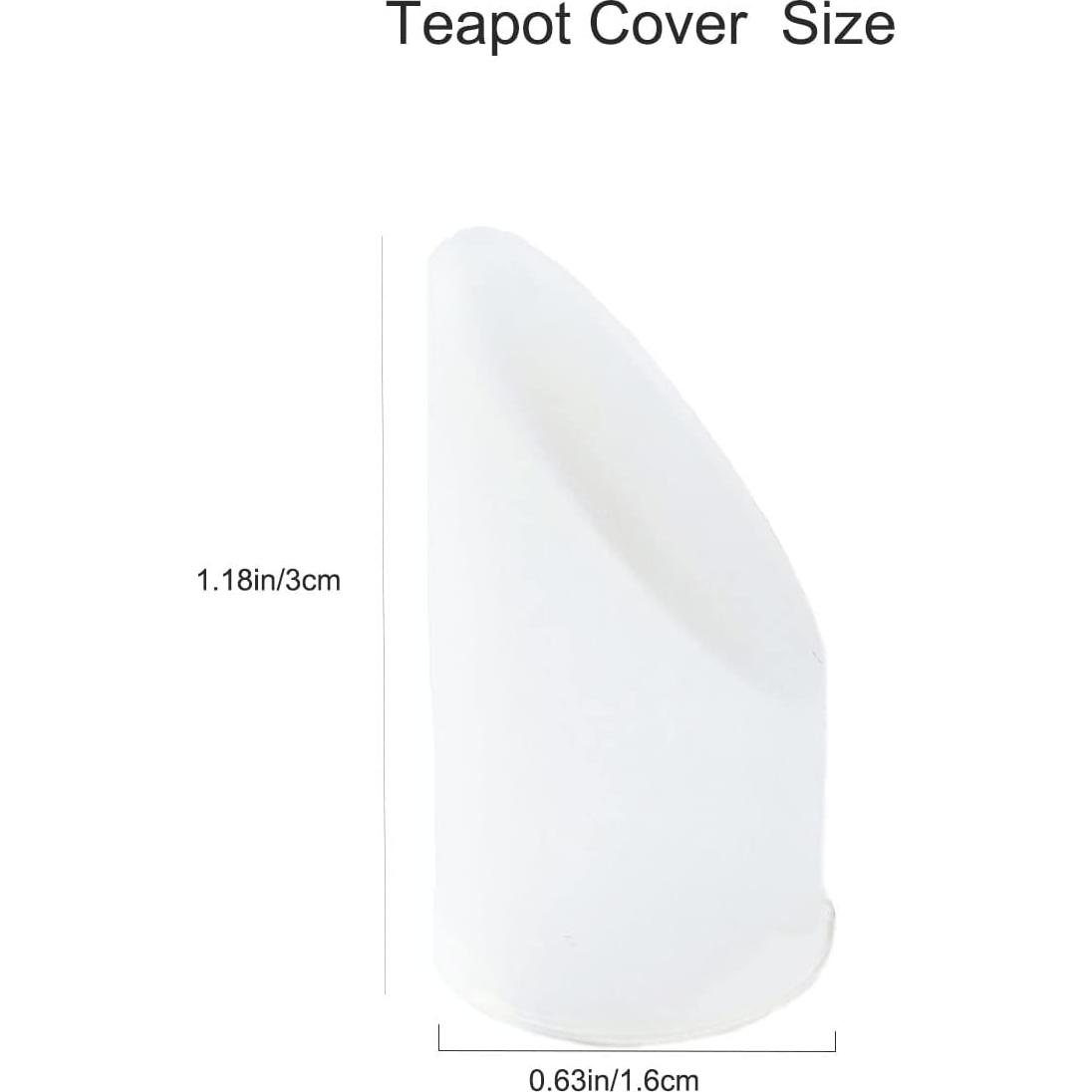 Protectores de Pitorro de Tetera Yiruiidea Silicona 3pcs Blanco