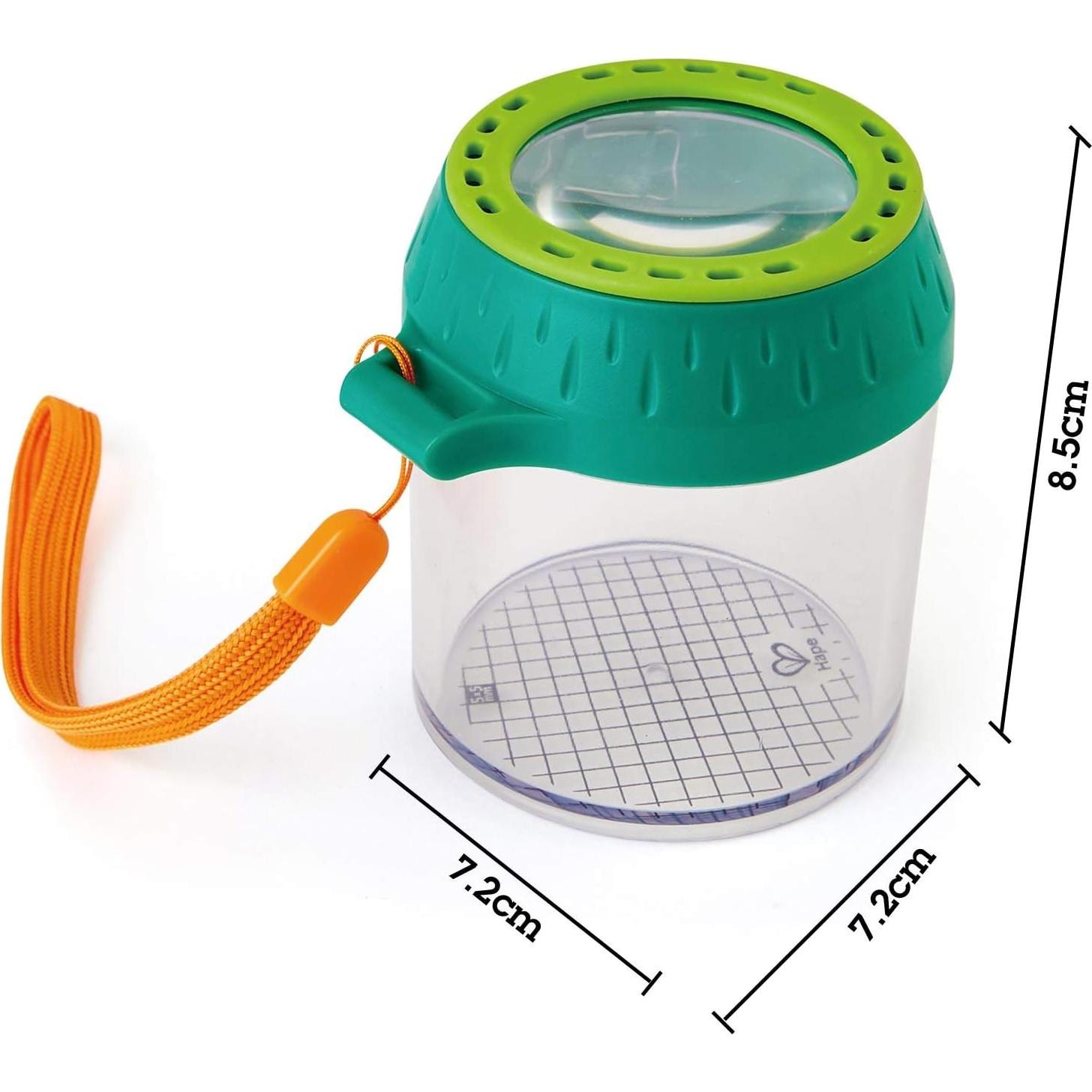 Tarro de Insectos Hape Explorers con Lupa y Cuadrícula