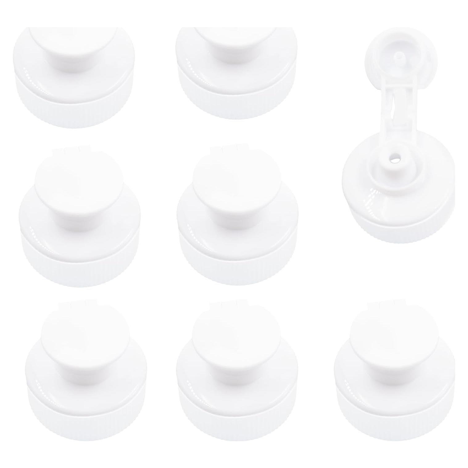 50 Tapas de Reemplazo Push Pull Hiyoo 28mm Plástico Blanco