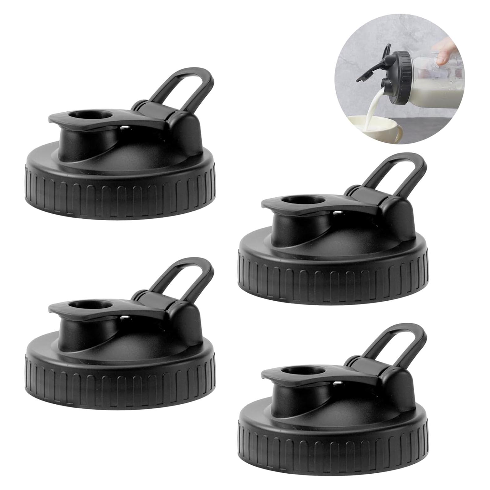 Tapas de Vertedor FyndraX para Frascos Mason Boca Ancha - 4 Pcs