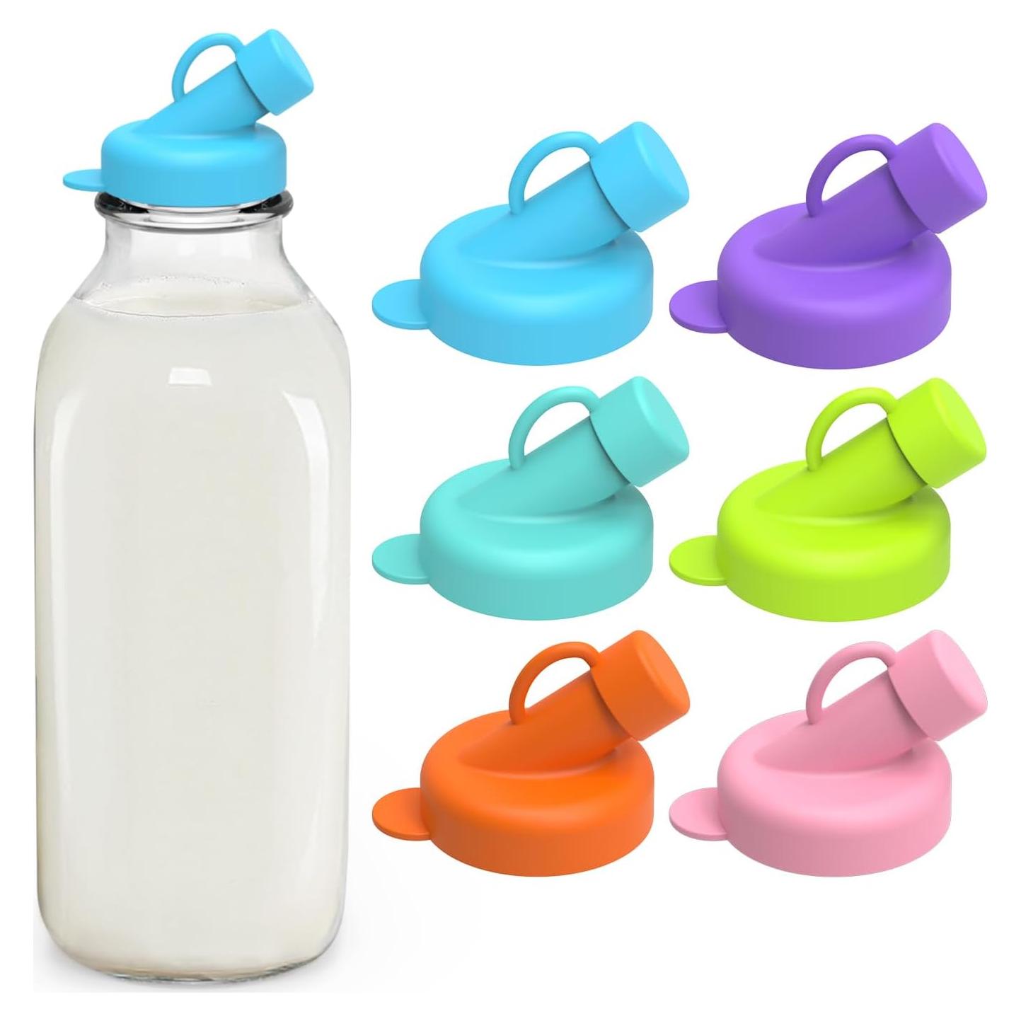 Tapas de Silicona SOPHICO para Botellas de Leche 48mm - 6 Piezas