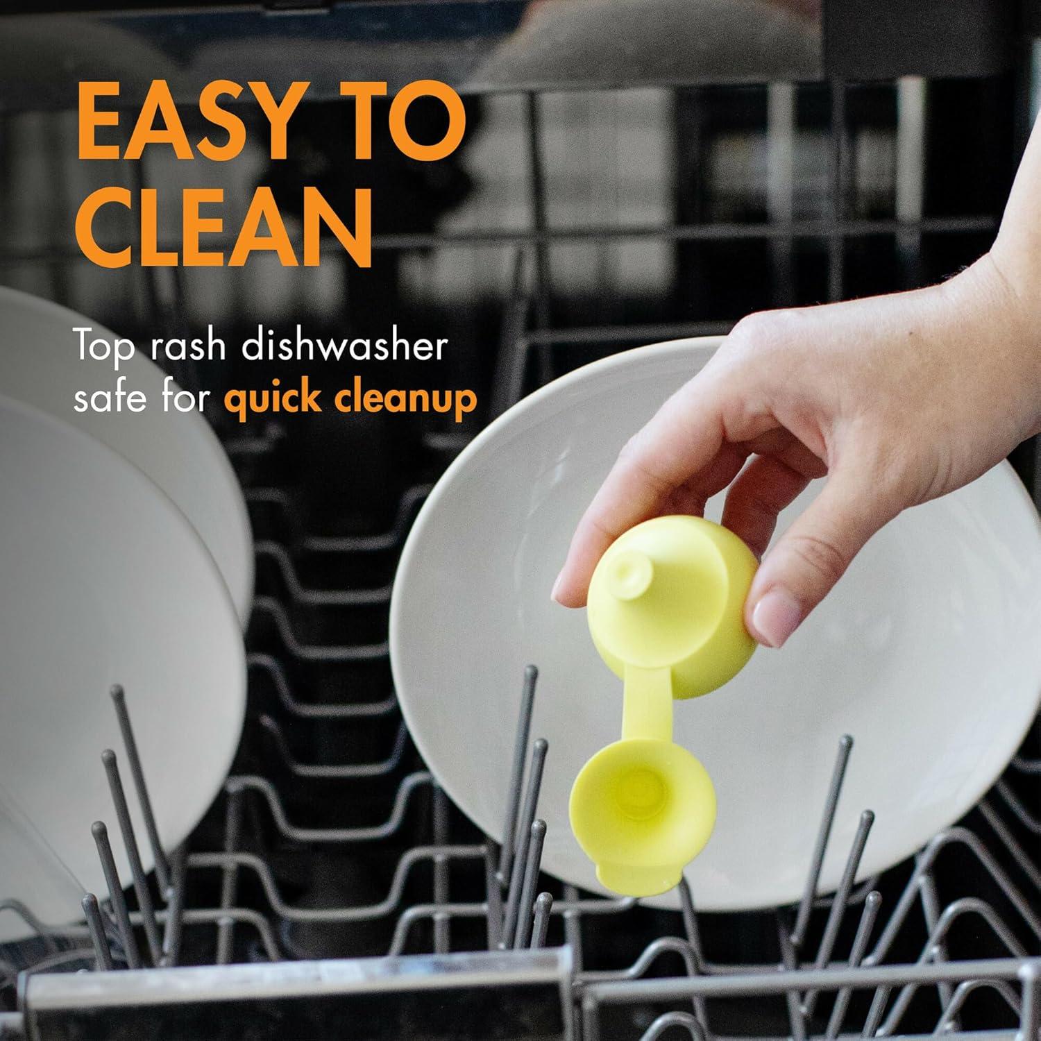 Tapa Universal de Silicona Boon Snug Sip - 4 Tapas a Prueba de Derrames