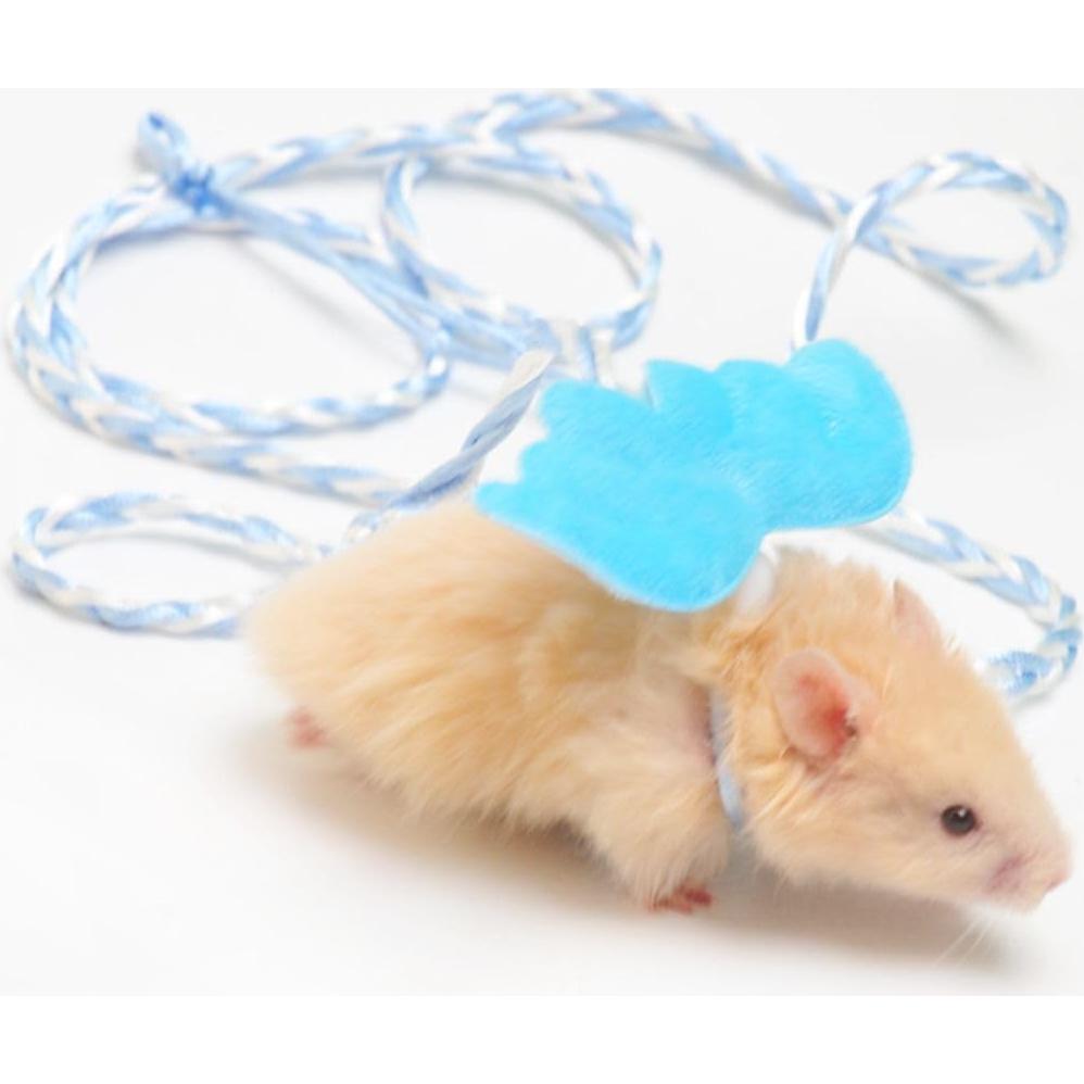 Arnés Ajustable para Hámster Copfeu con Correa y Campana Rosa