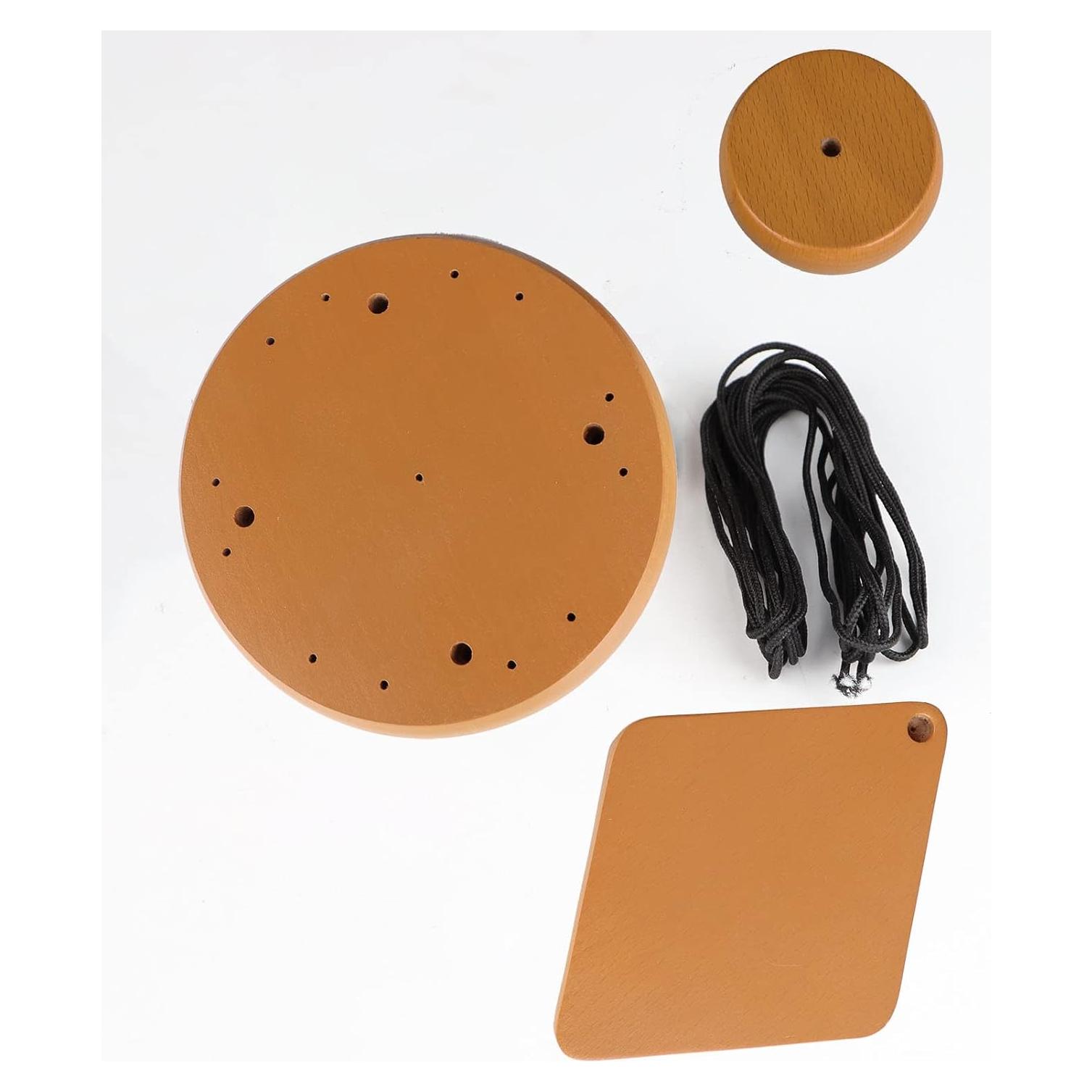 Kit de Piezas para Campanas de Viento Lveofielygi - Caoba