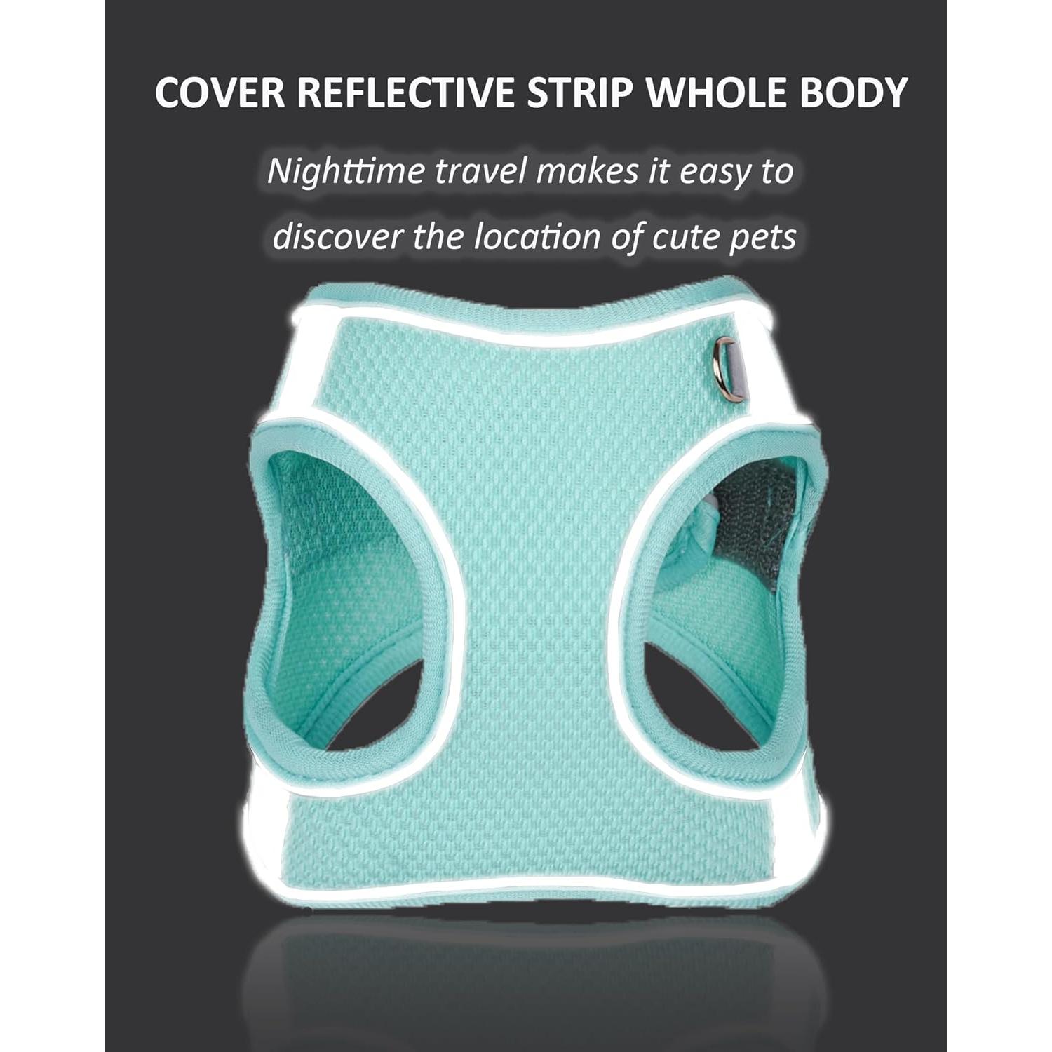 Arnés para Perros Solmoony XS Rosa Sin Tirar Malla Transpirable