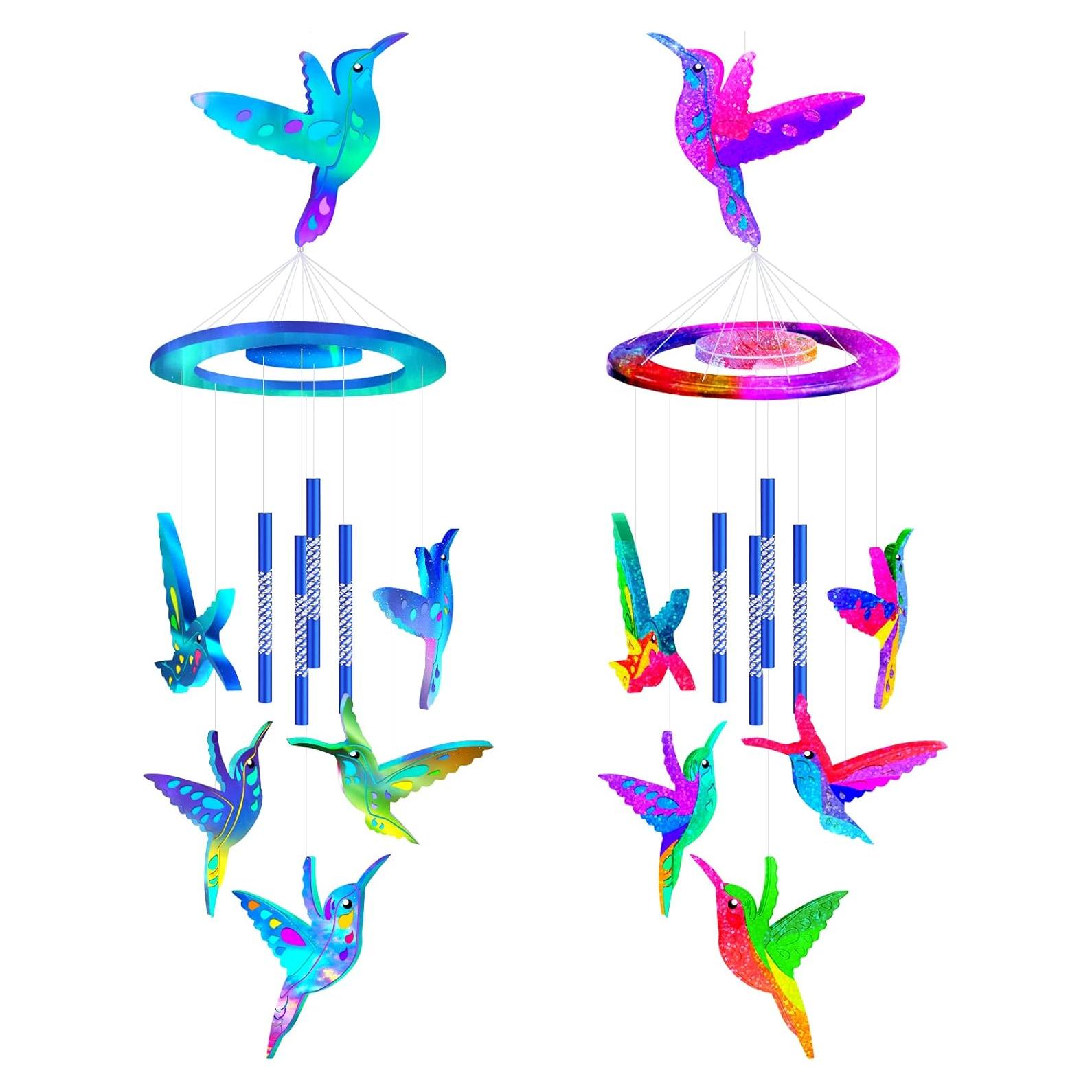 Moldes de Resina para Campanas de Viento Mity Rain - 6 Colibríes